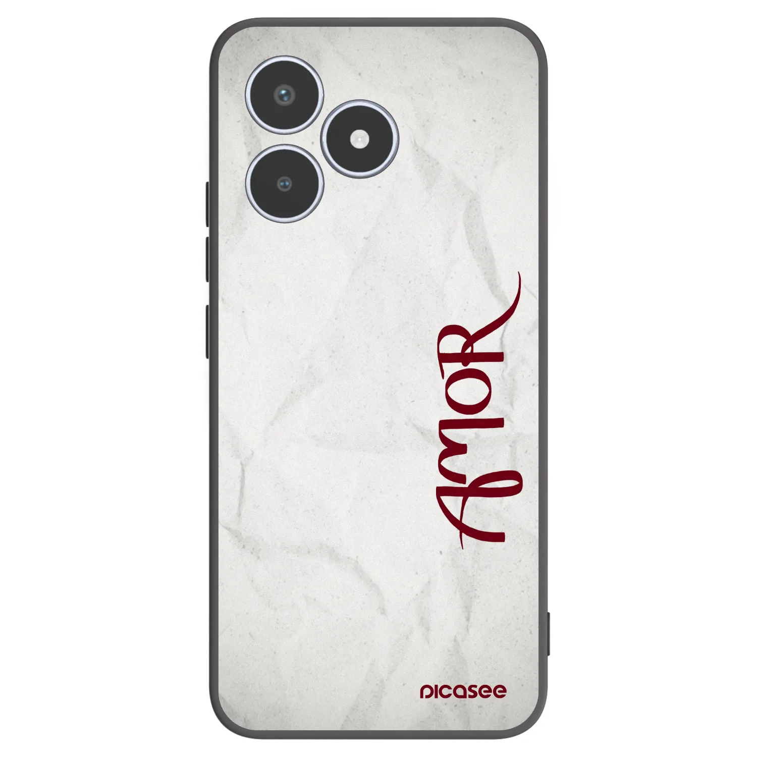 Picasee fekete szilikon tok az alábbi mobiltelefonokra Realme C53 - Amor