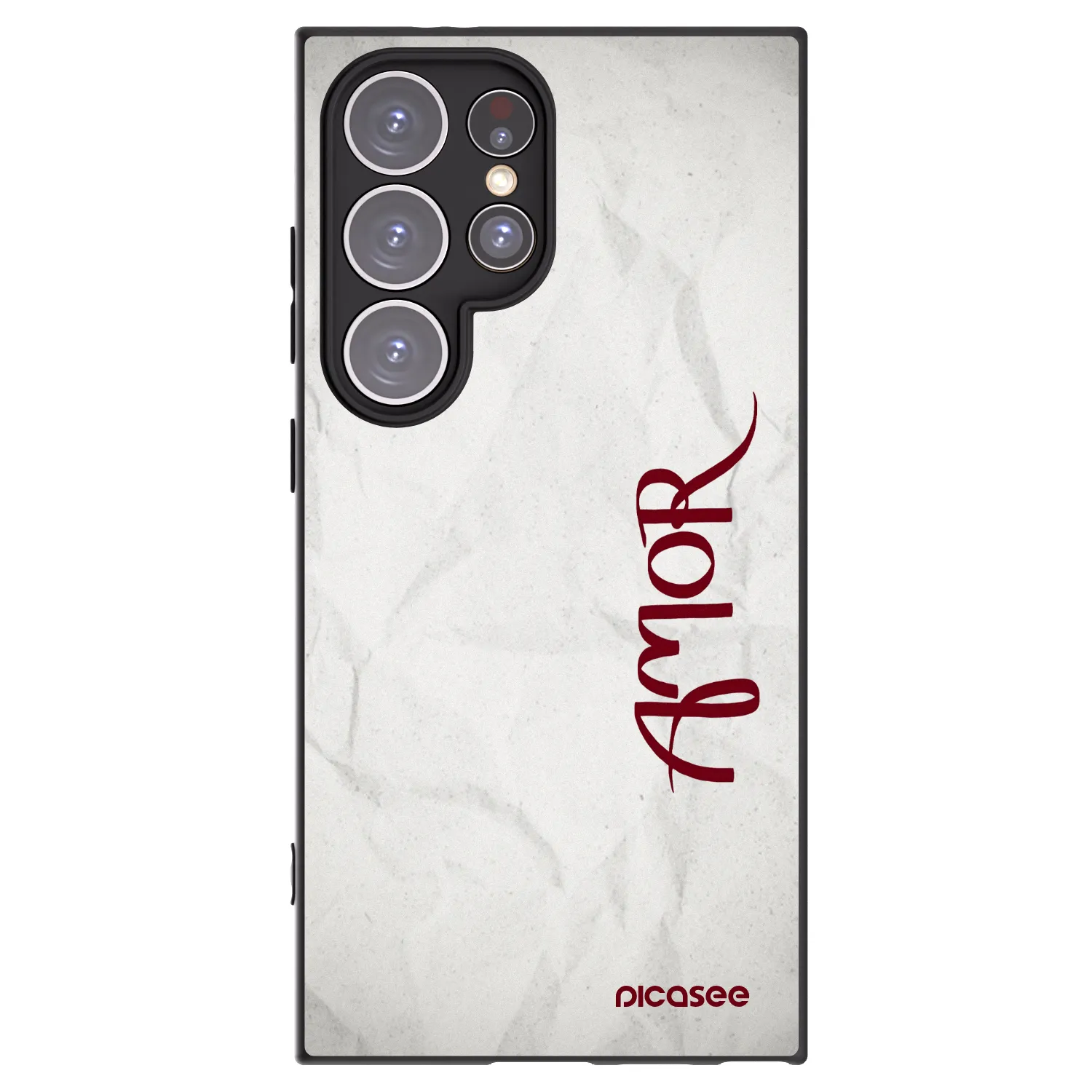 Picasee fekete szilikon tok az alábbi mobiltelefonokra Samsung Galaxy S24 Ultra S928B 5G - Amor