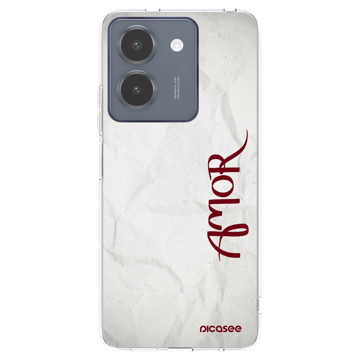 Picasee átlátszó szilikon tok az alábbi mobiltelefonokra Vivo Y36 4G - Amor