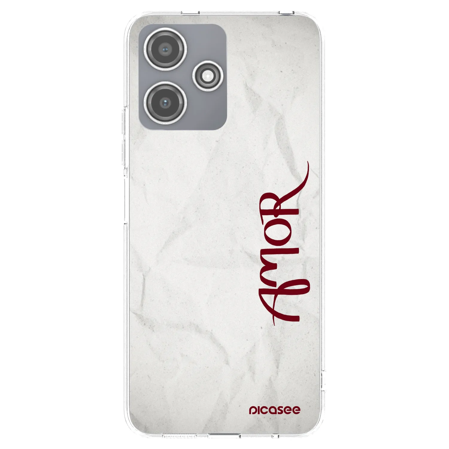 Picasee átlátszó szilikon tok az alábbi mobiltelefonokra Xiaomi Redmi 12 5G - Amor