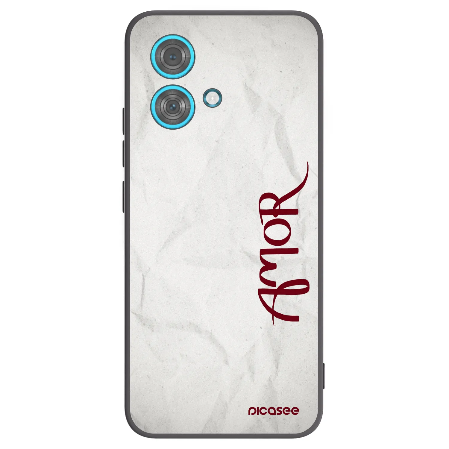 Picasee fekete szilikon tok az alábbi mobiltelefonokra Motorola Edge 40 Neo - Amor