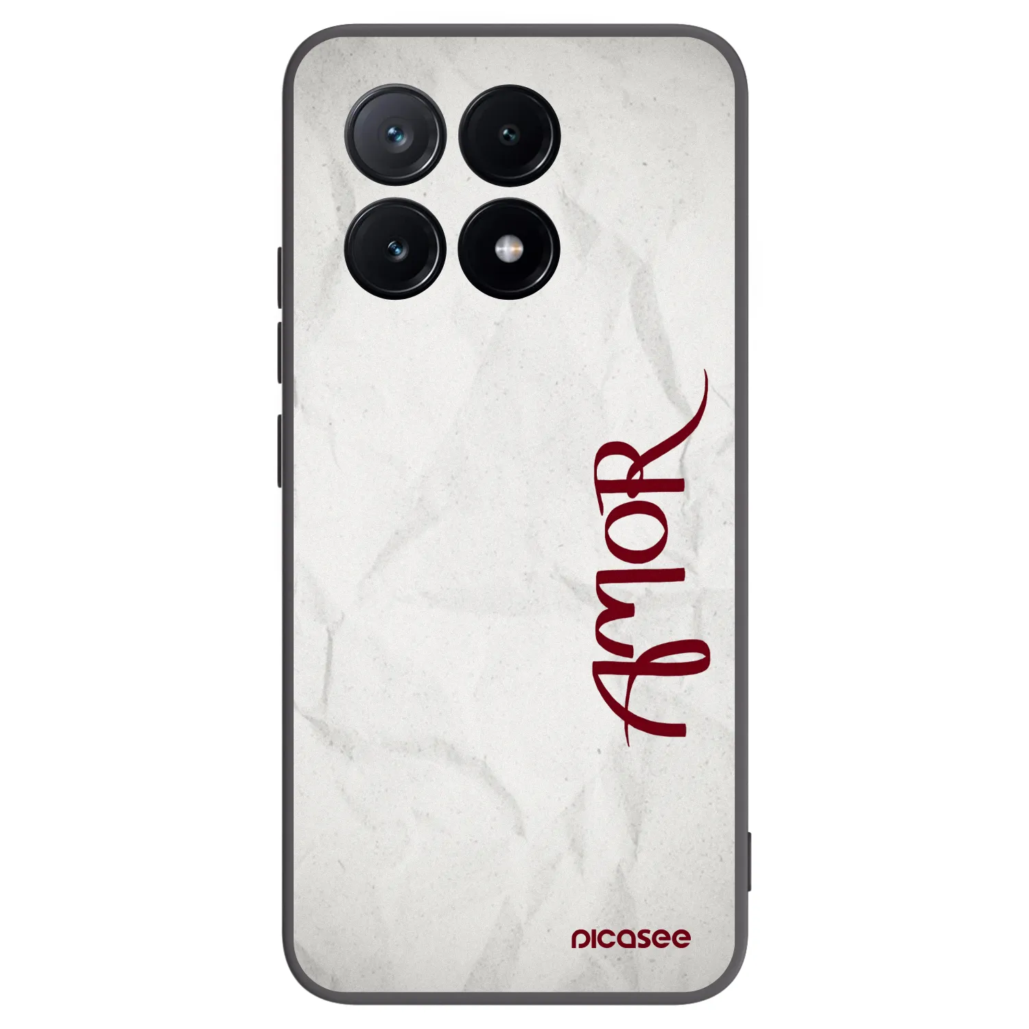 Picasee fekete szilikon tok az alábbi mobiltelefonokra Xiaomi Poco X6 Pro - Amor
