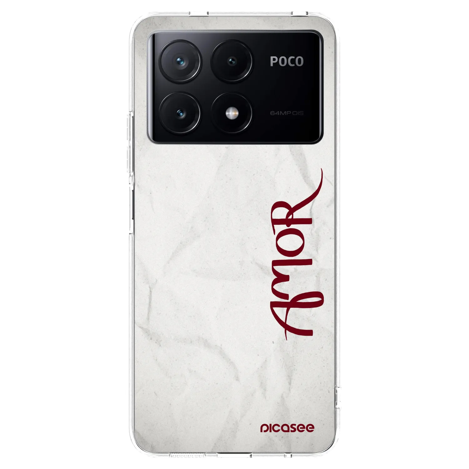 Picasee átlátszó szilikon tok az alábbi mobiltelefonokra Xiaomi Poco X6 Pro - Amor