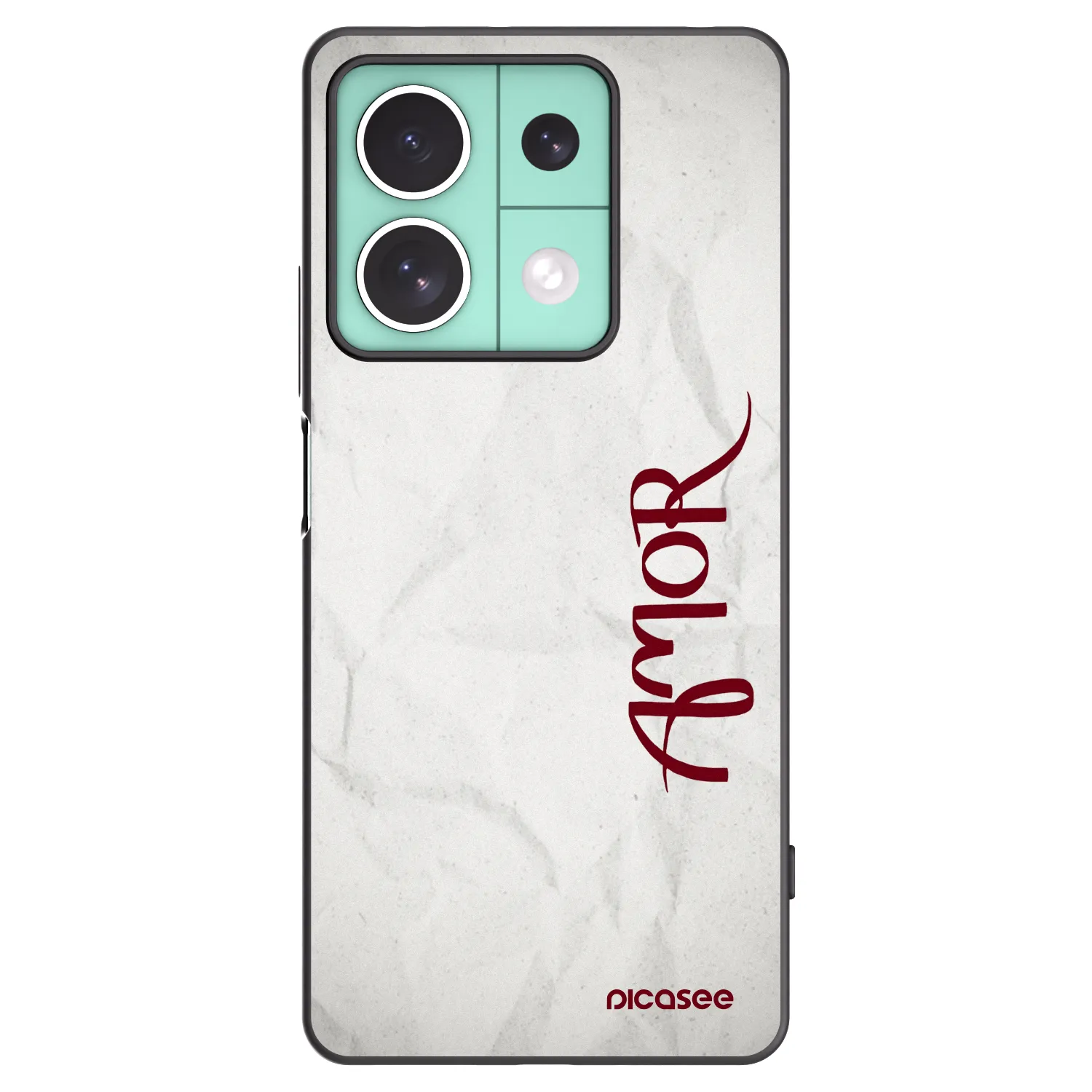Picasee fekete szilikon tok az alábbi mobiltelefonokra Xiaomi Redmi Note 13 5G - Amor