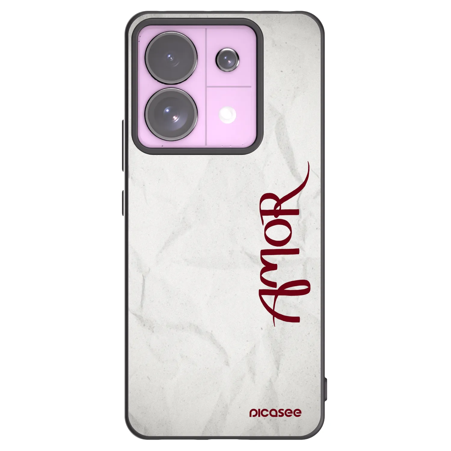 Picasee fekete szilikon tok az alábbi mobiltelefonokra Xiaomi Redmi Note 13 Pro 5G - Amor