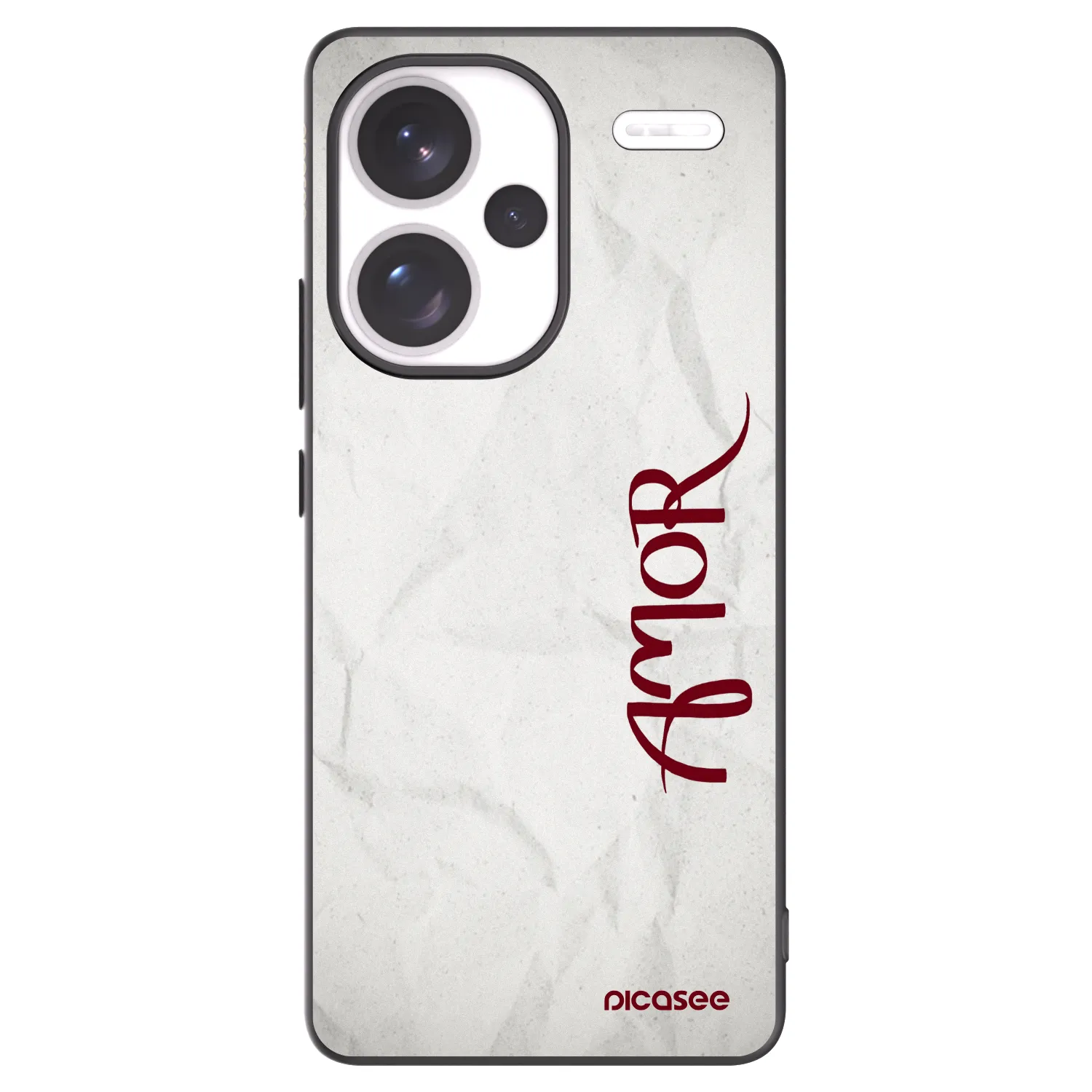 Picasee fekete szilikon tok az alábbi mobiltelefonokra Xiaomi Redmi Note 13 Pro+ 5G - Amor