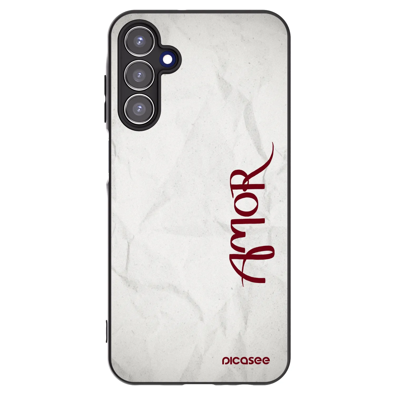 Picasee fekete szilikon tok az alábbi mobiltelefonokra Samsung Galaxy A15 A155F 4G - Amor
