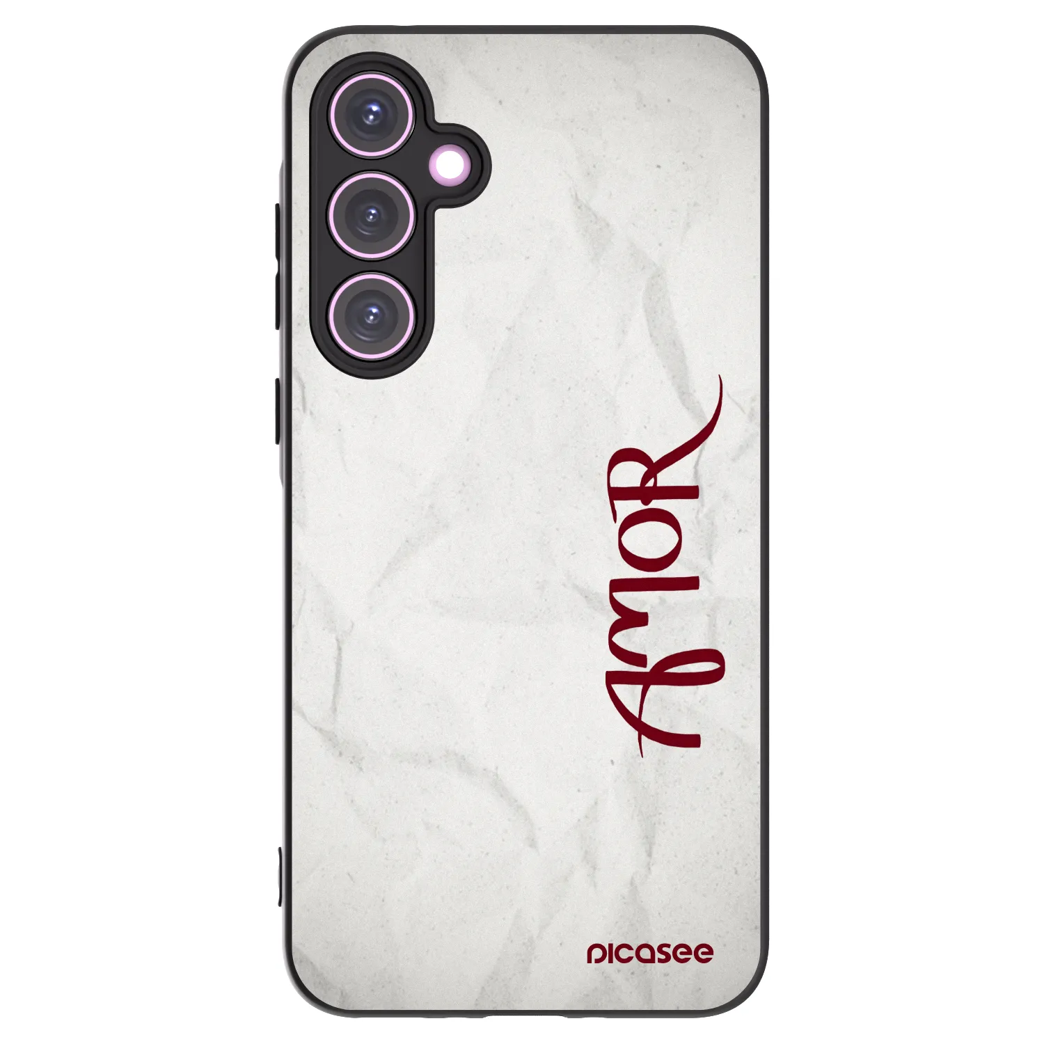 Picasee fekete szilikon tok az alábbi mobiltelefonokra Samsung Galaxy A35 5G A356B - Amor