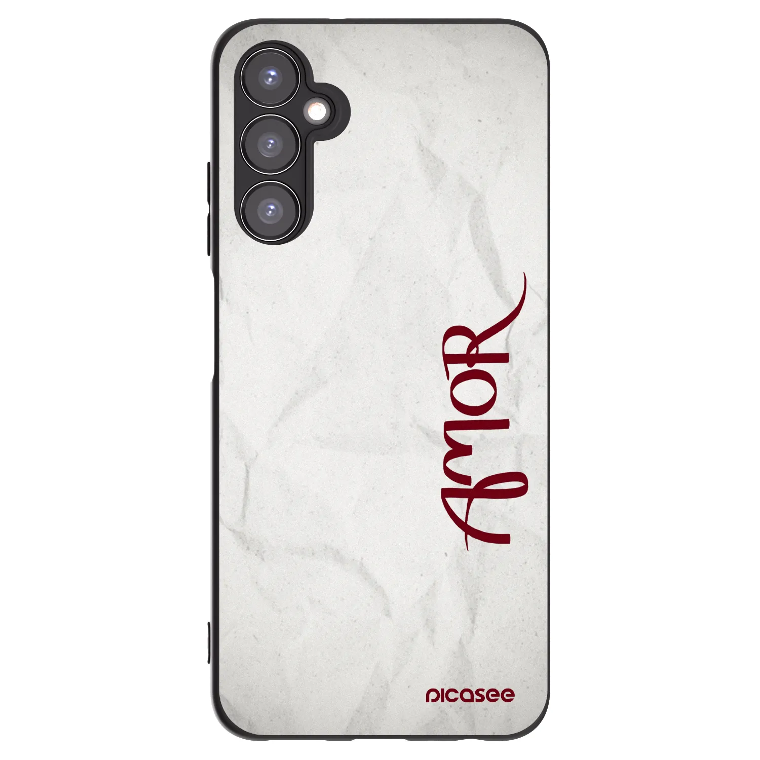 Picasee fekete szilikon tok az alábbi mobiltelefonokra Samsung Galaxy A05s A057G - Amor