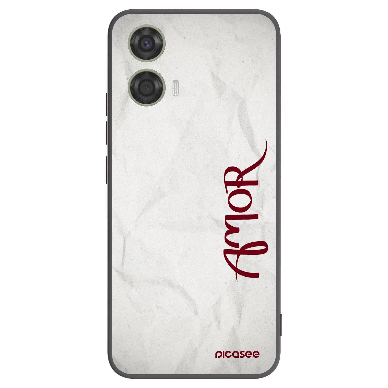 Picasee fekete szilikon tok az alábbi mobiltelefonokra Motorola Moto G24 - Amor