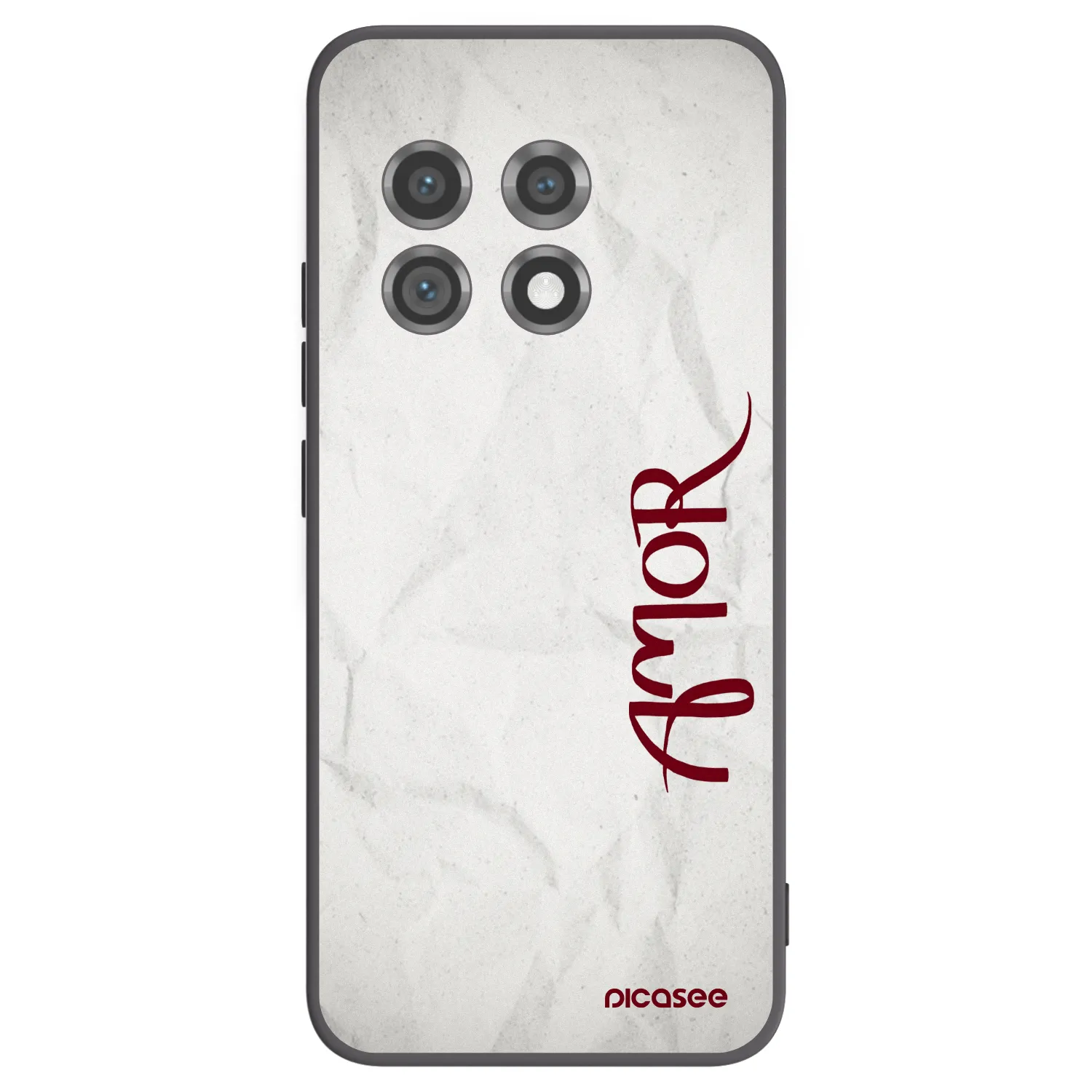 Picasee fekete szilikon tok az alábbi mobiltelefonokra OnePlus 11 5G - Amor