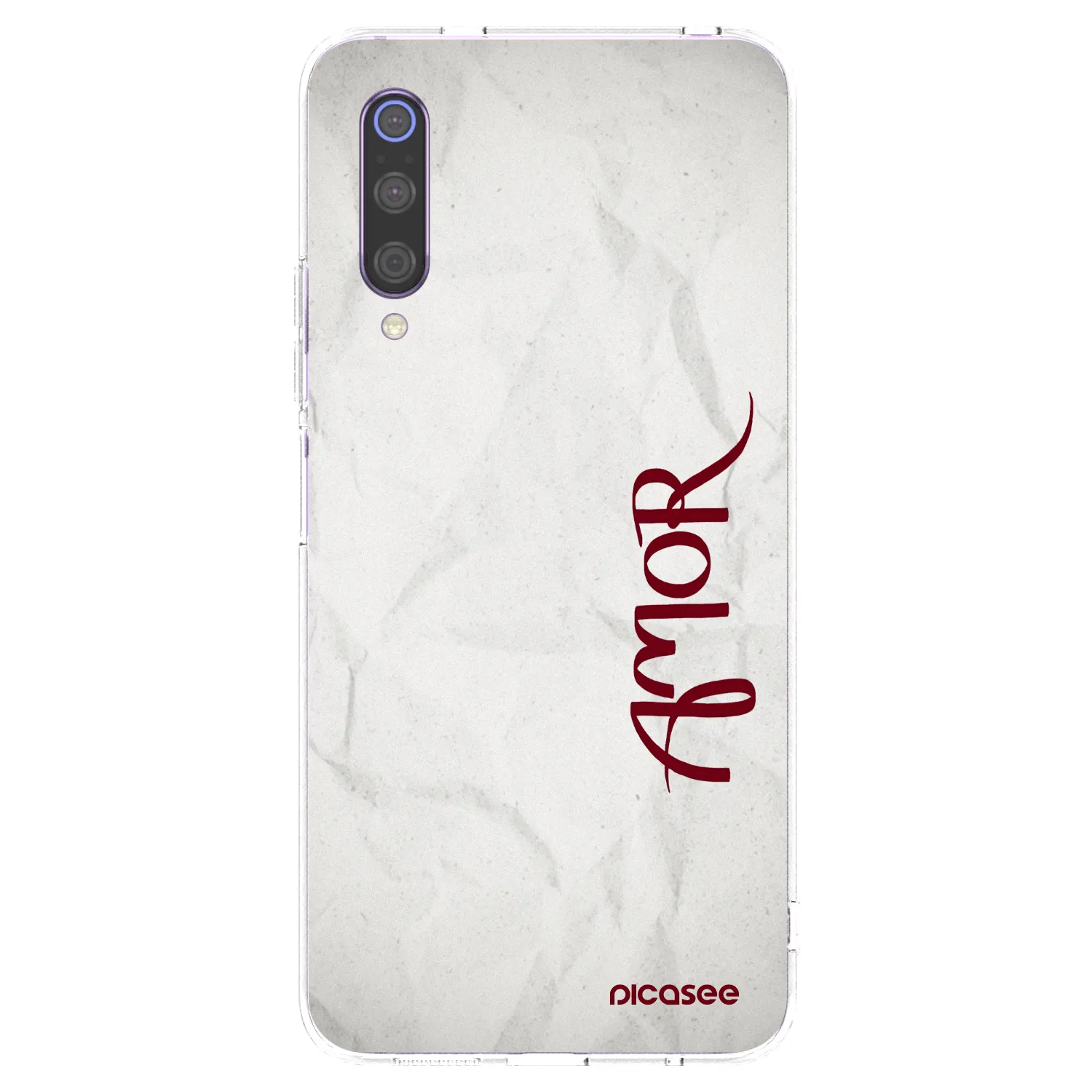 Picasee átlátszó szilikon tok az alábbi mobiltelefonokra Xiaomi Mi 9 - Amor