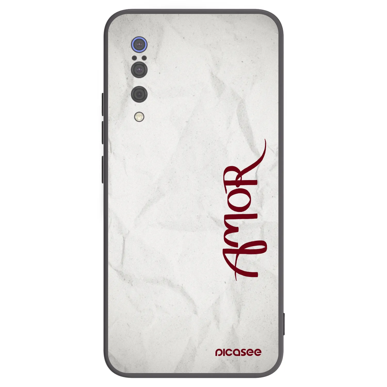 Picasee fekete szilikon tok az alábbi mobiltelefonokra Xiaomi Mi 9 - Amor