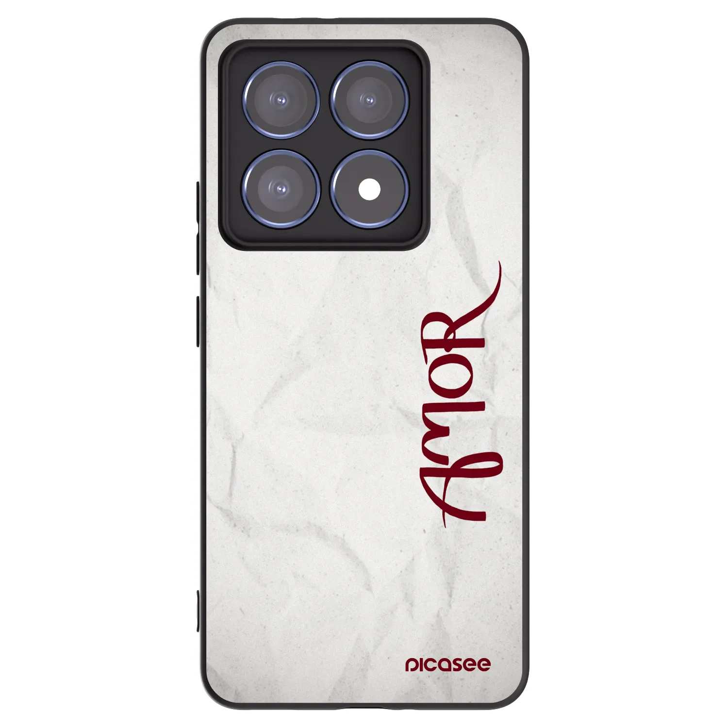 Picasee fekete szilikon tok az alábbi mobiltelefonokra Xiaomi 14T Pro - Amor