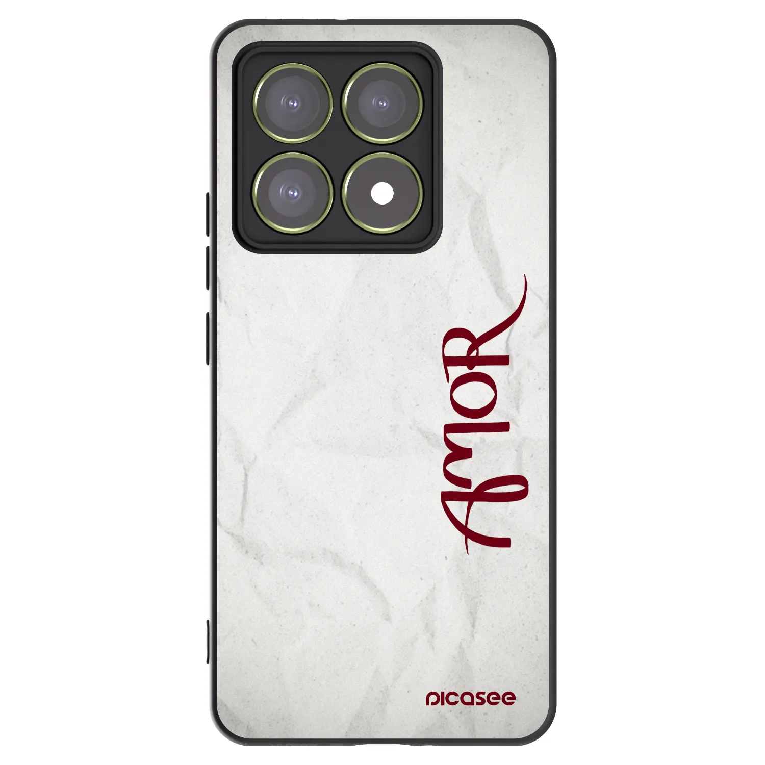 Picasee fekete szilikon tok az alábbi mobiltelefonokra Xiaomi 14T - Amor