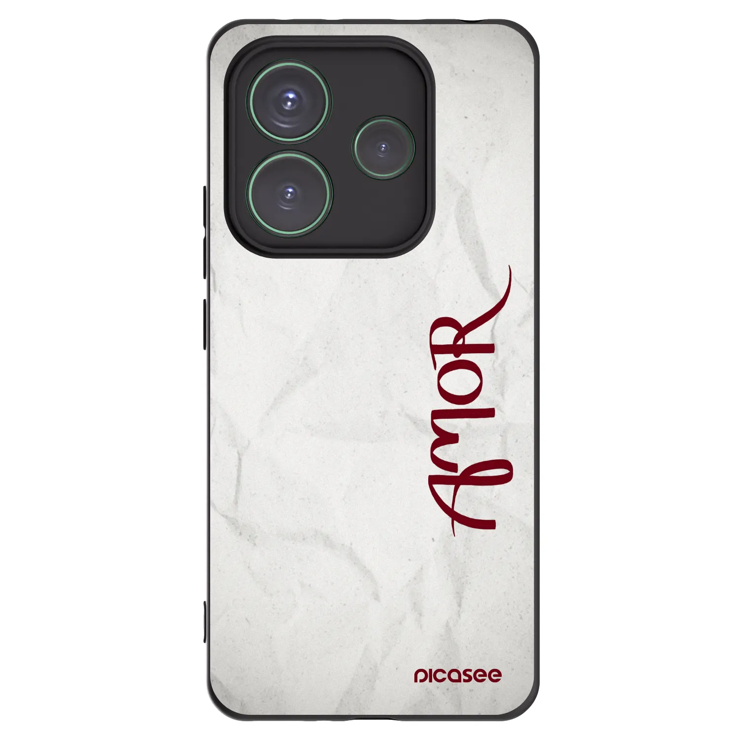 Picasee fekete szilikon tok az alábbi mobiltelefonokra Xiaomi Redmi Note 14 5G - Amor