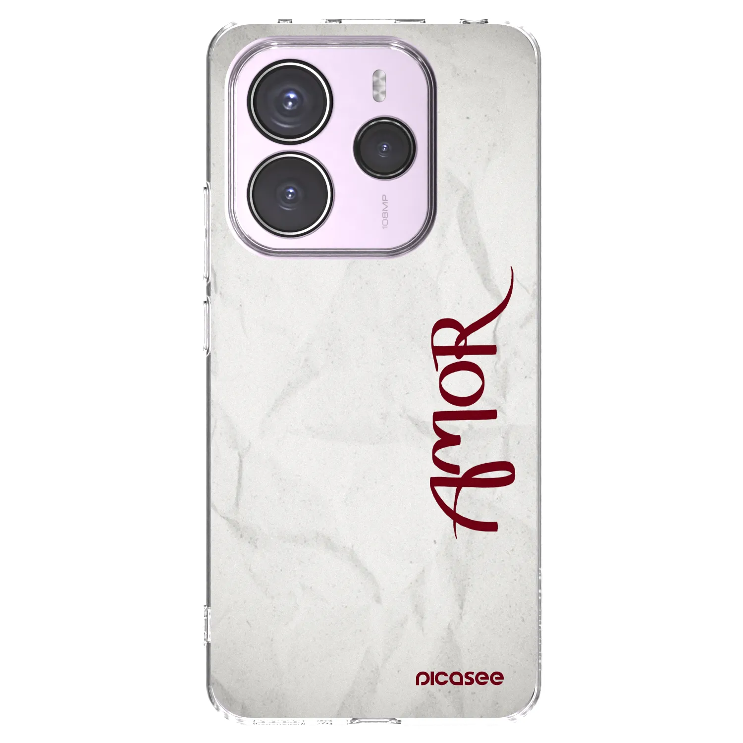 Picasee átlátszó szilikon tok az alábbi mobiltelefonokra Xiaomi Redmi Note 14 5G - Amor