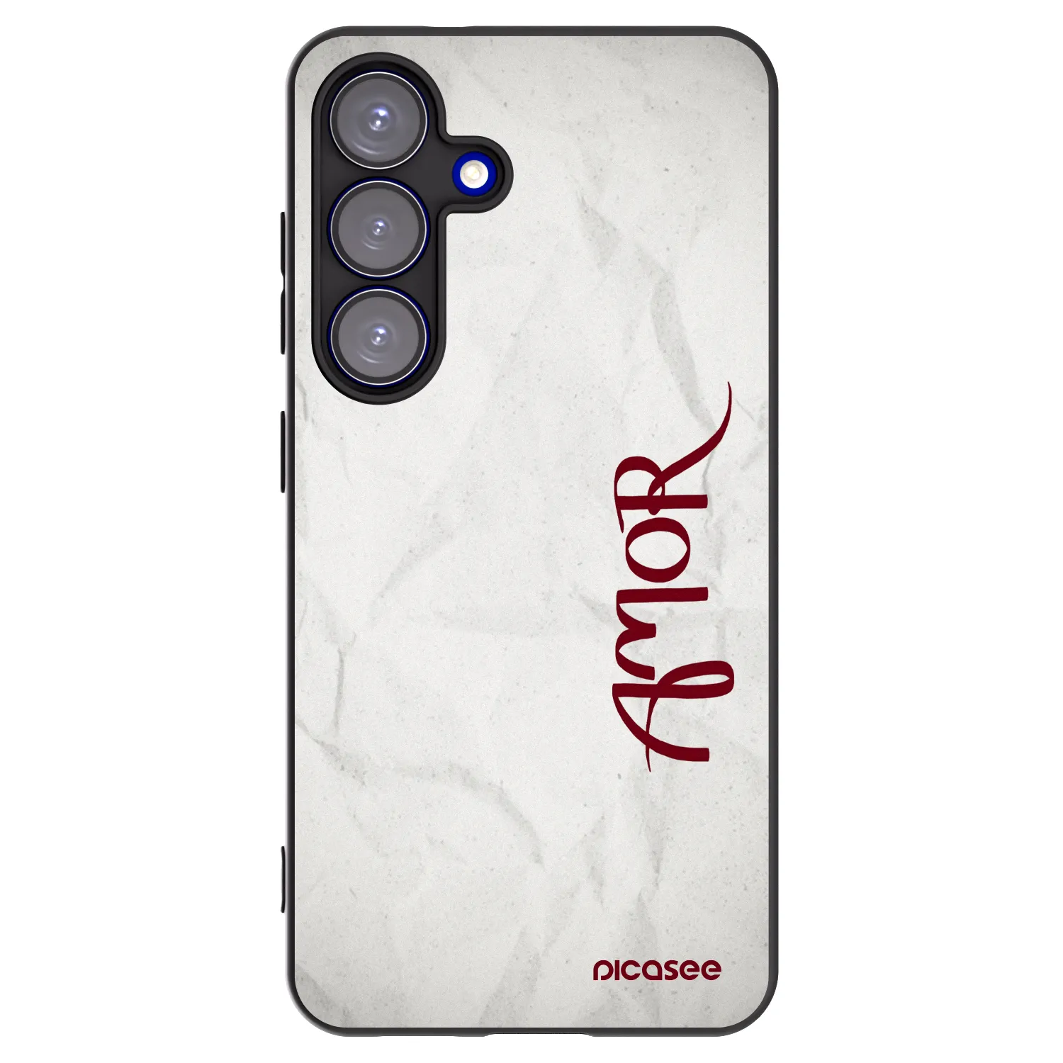 Picasee fekete szilikon tok az alábbi mobiltelefonokra Samsung Galaxy S25 5G - Amor
