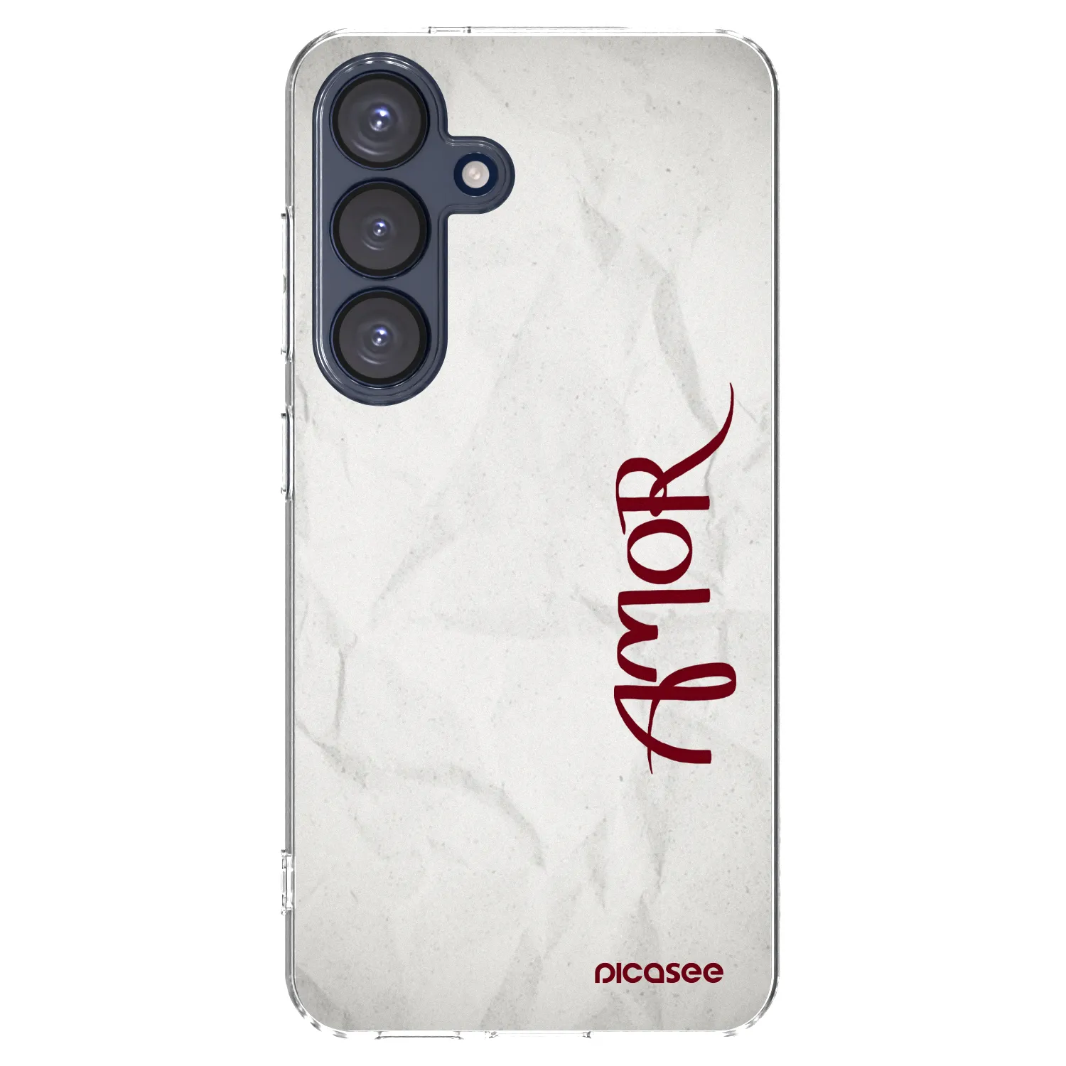 Picasee átlátszó szilikon tok az alábbi mobiltelefonokra Samsung Galaxy S25 5G - Amor
