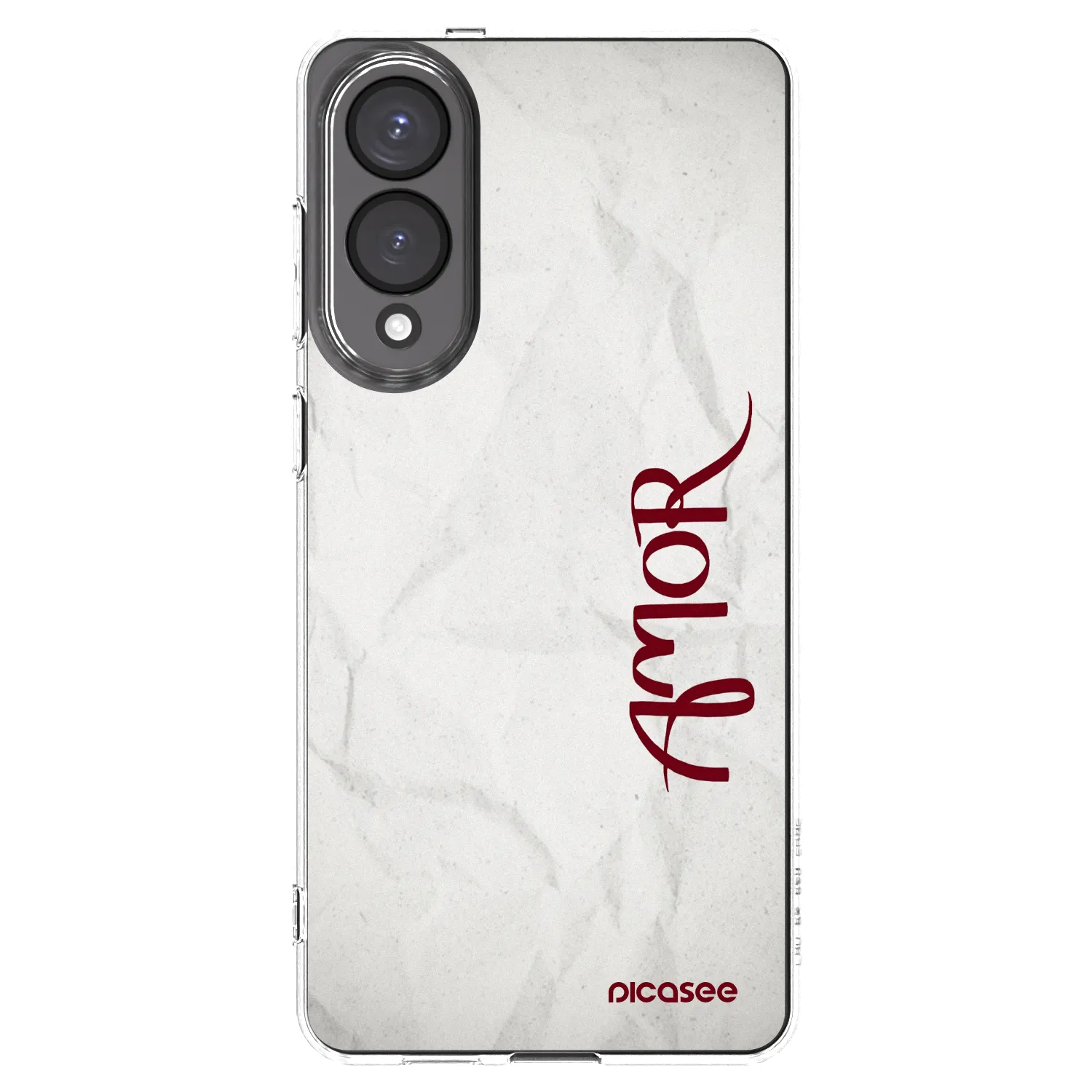 Picasee átlátszó szilikon tok az alábbi mobiltelefonokra Samsung Galaxy S25 Edge 5G - Amor