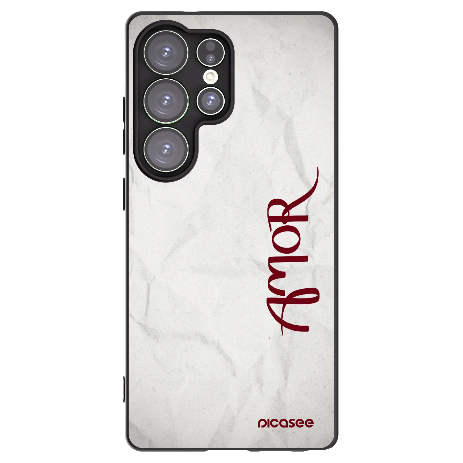 Picasee fekete szilikon tok az alábbi mobiltelefonokra Samsung Galaxy S25 Ultra 5G - Amor