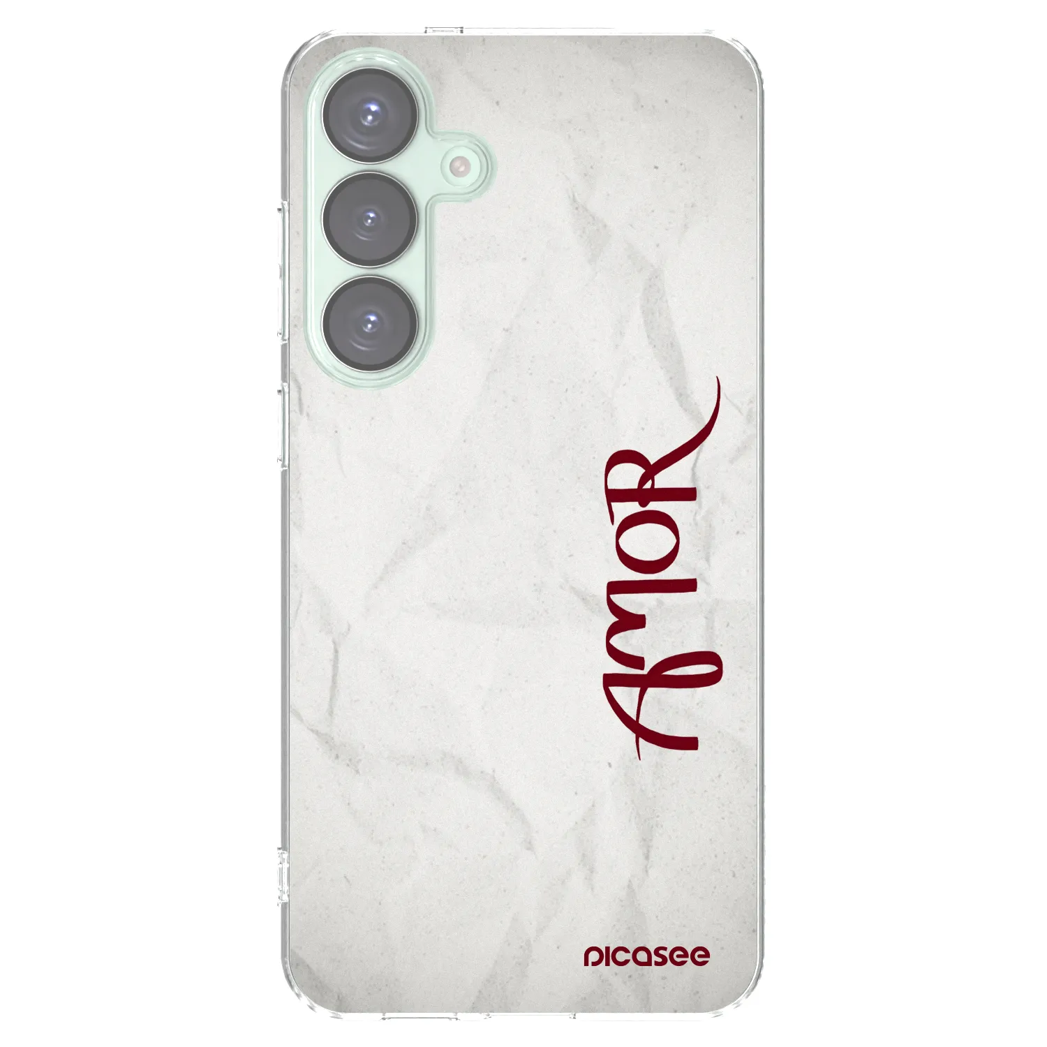 Picasee átlátszó szilikon tok az alábbi mobiltelefonokra Samsung Galaxy S25+ 5G - Amor