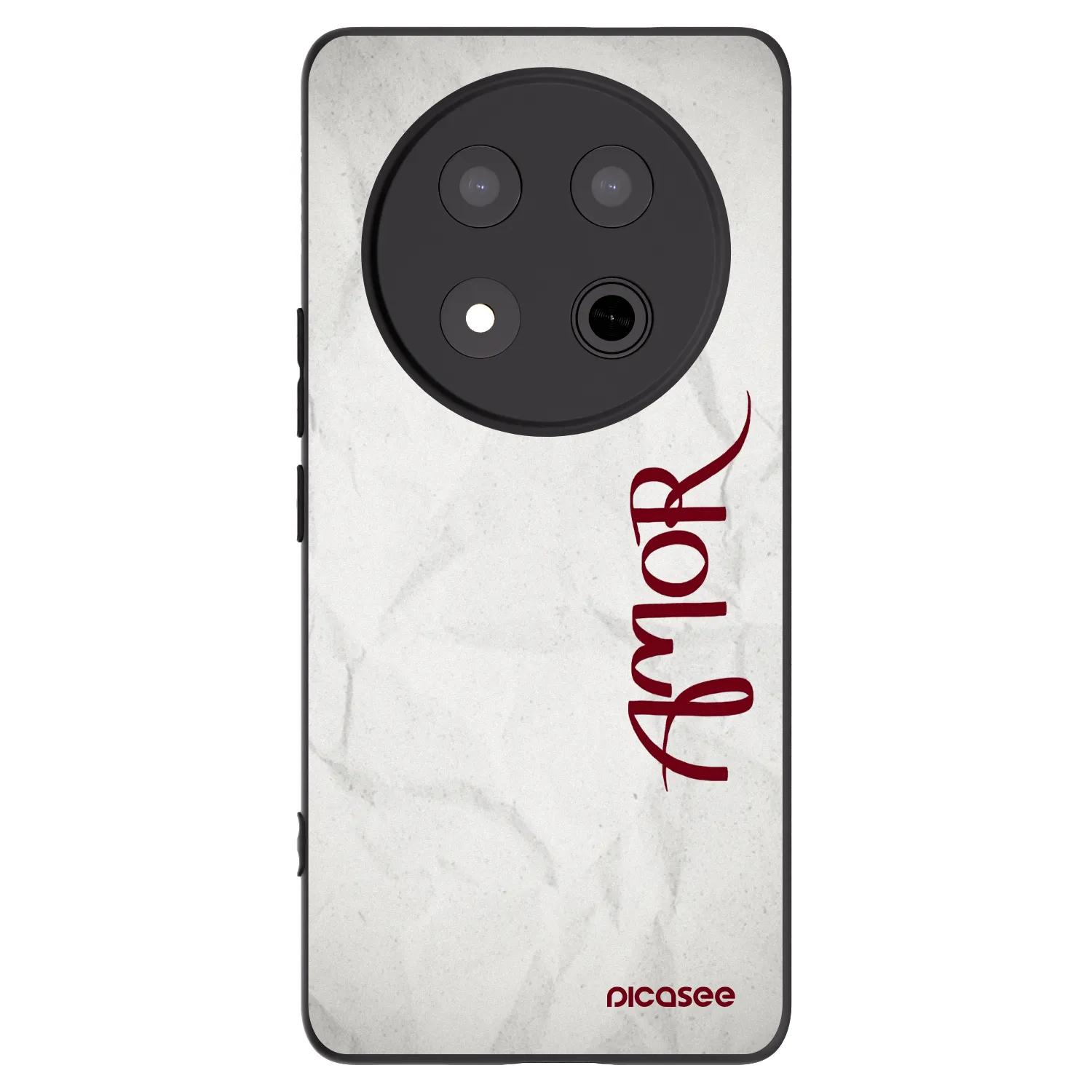 Picasee fekete szilikon tok az alábbi mobiltelefonokra Honor Magic7 Lite 5G - Amor