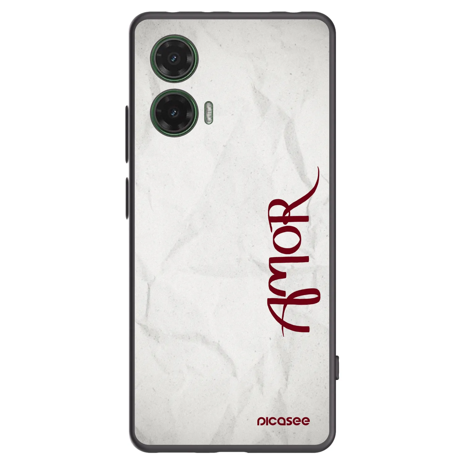 Picasee fekete szilikon tok az alábbi mobiltelefonokra Motorola Moto G35 5G - Amor