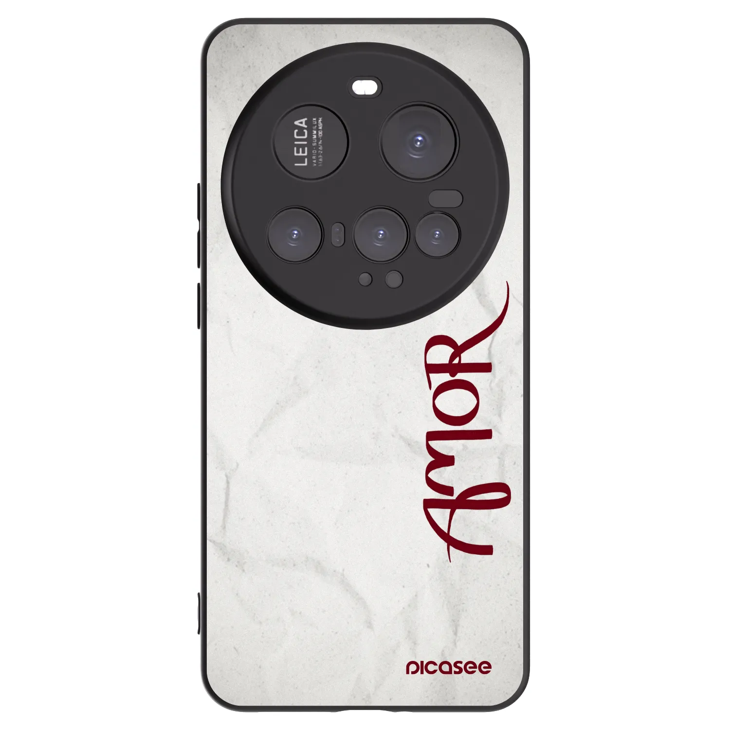 Picasee fekete szilikon tok az alábbi mobiltelefonokra Xiaomi 15 Ultra - Amor
