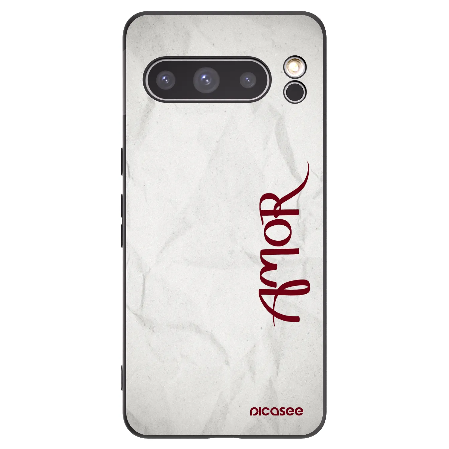 Picasee fekete szilikon tok az alábbi mobiltelefonokra Google Pixel 8 Pro - Amor