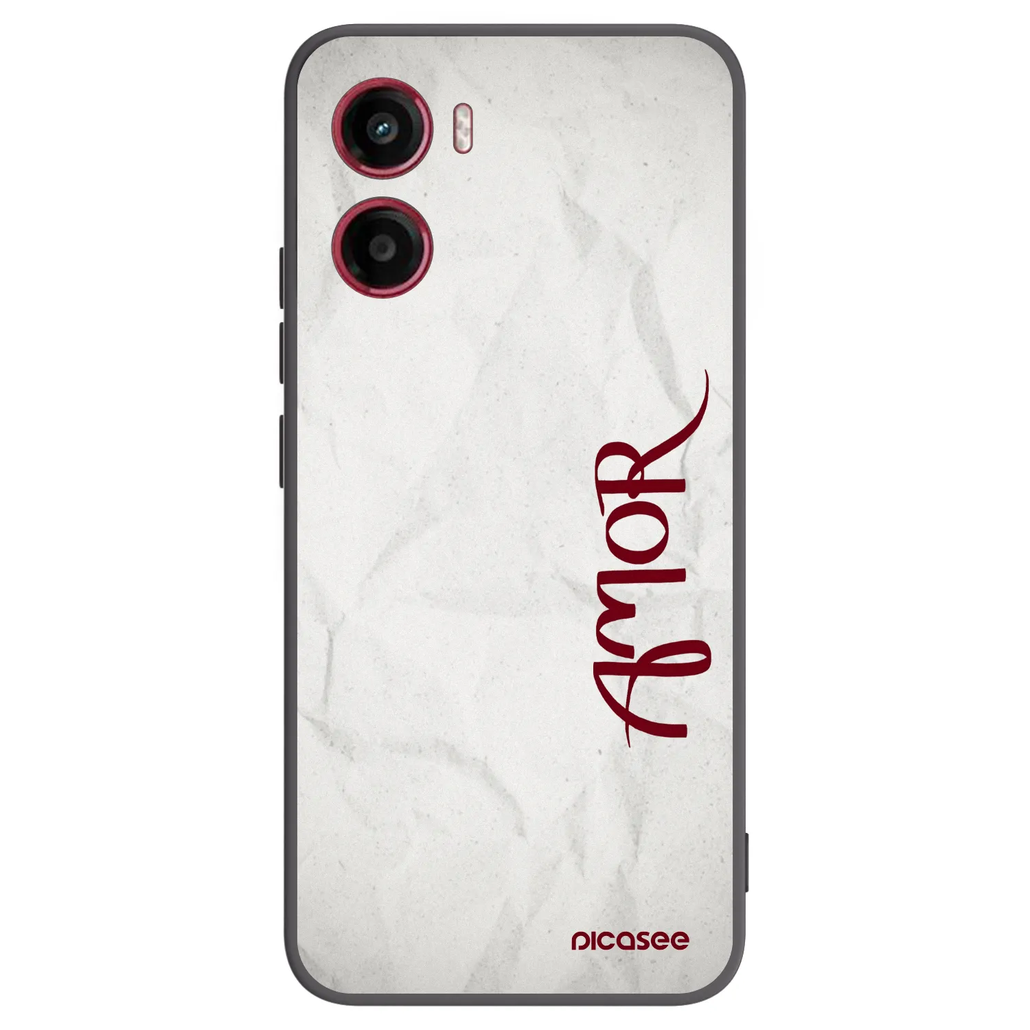 Picasee fekete szilikon tok az alábbi mobiltelefonokra Motorola Moto G05 - Amor