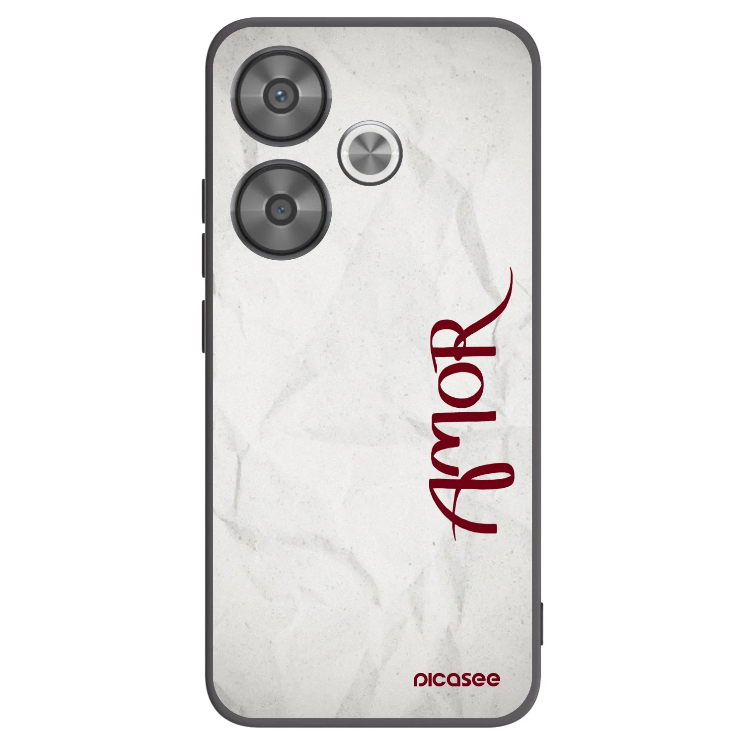 Picasee fekete szilikon tok az alábbi mobiltelefonokra Xiaomi Poco F6 - Amor
