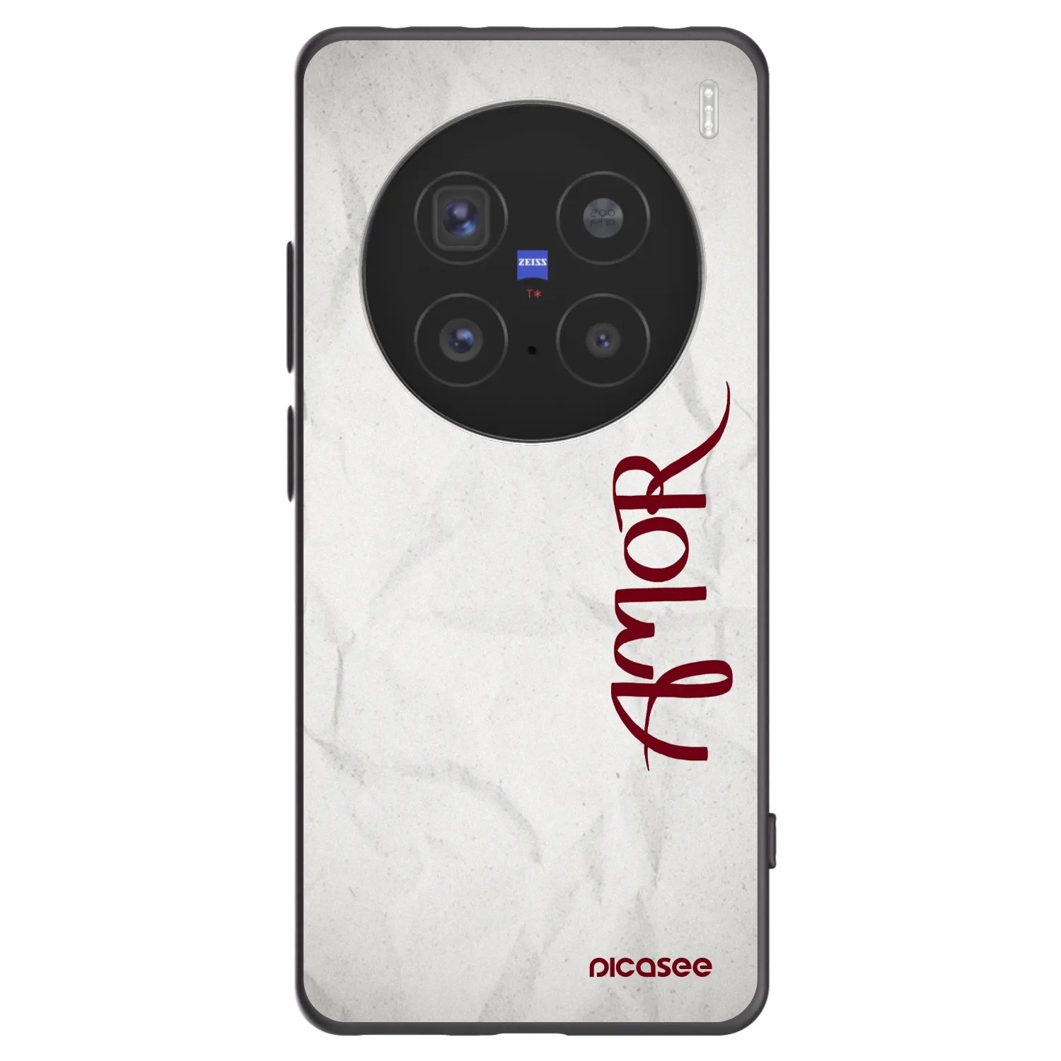 Picasee fekete szilikon tok az alábbi mobiltelefonokra Vivo X200 Pro - Amor