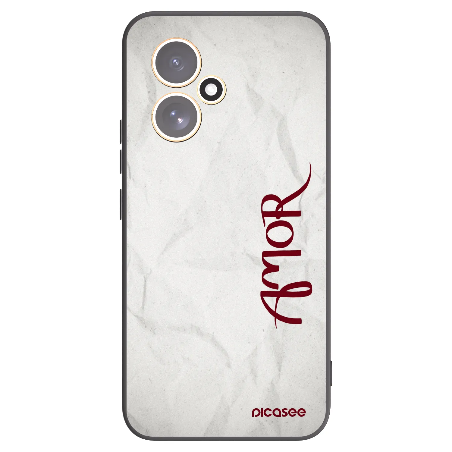 Picasee fekete szilikon tok az alábbi mobiltelefonokra Honor 400 5G - Amor
