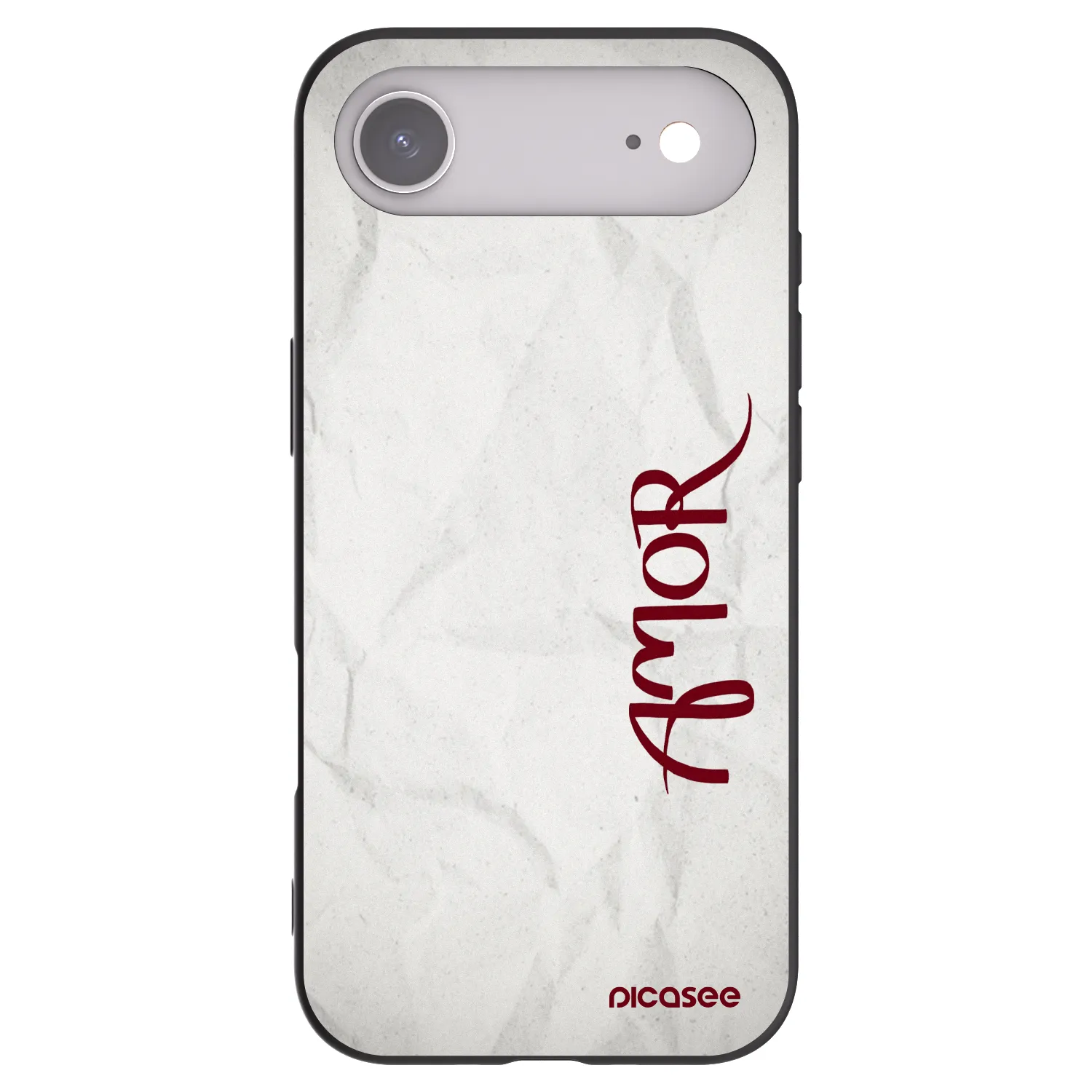 Picasee fekete szilikon tok az alábbi mobiltelefonokra Apple iPhone Air - Amor