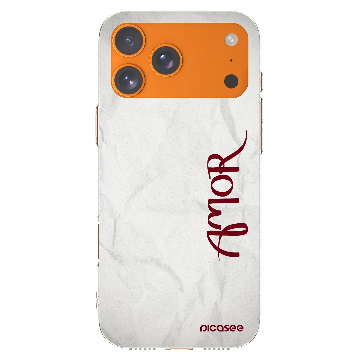 Picasee átlátszó szilikon tok az alábbi mobiltelefonokra Apple iPhone 17 Pro Max - Amor