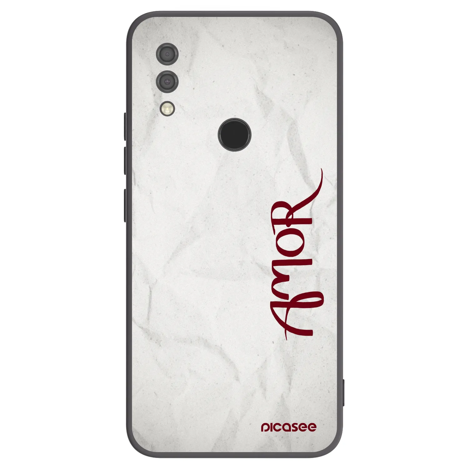 Picasee fekete szilikon tok az alábbi mobiltelefonokra Xiaomi Redmi 7 - Amor