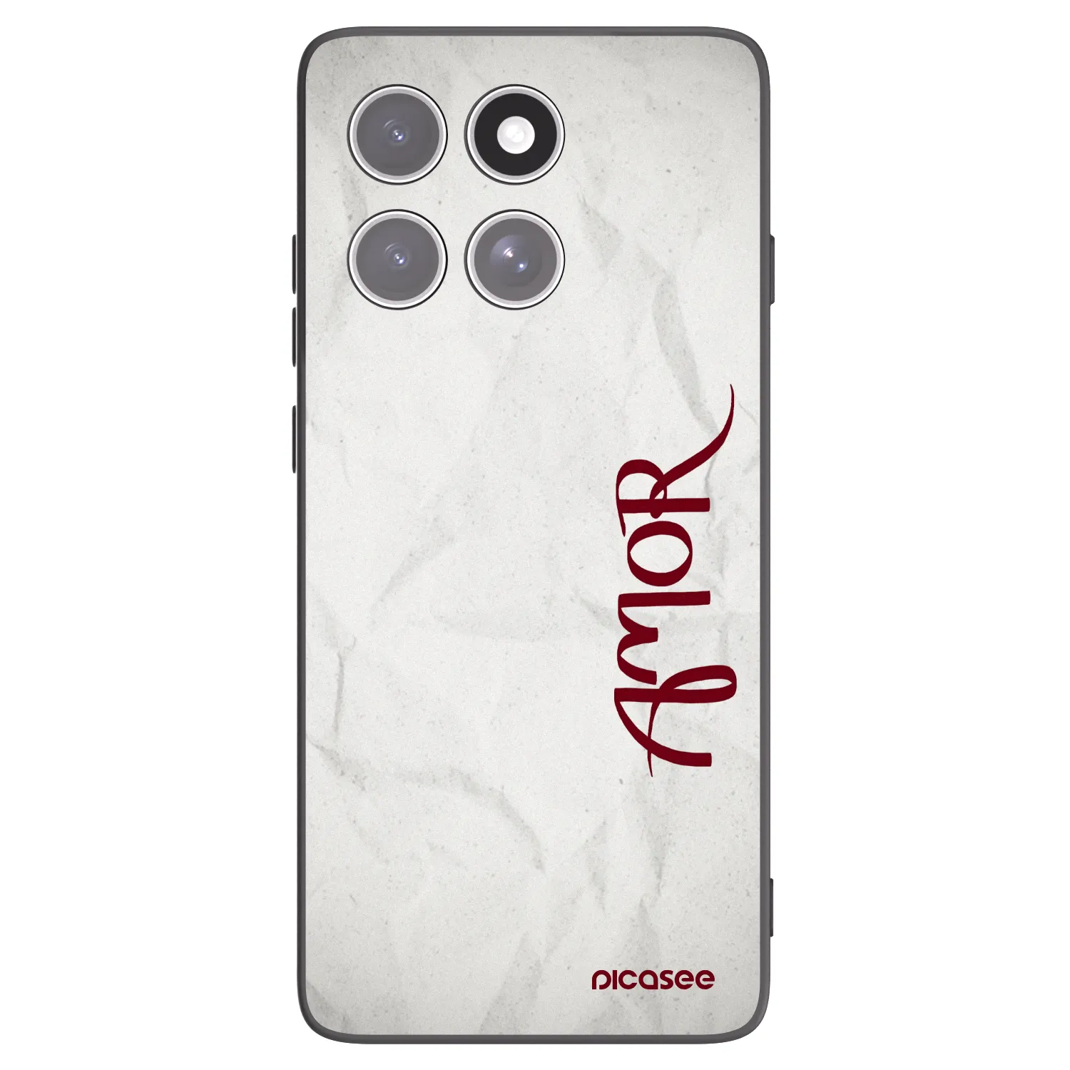 Picasee fekete szilikon tok az alábbi mobiltelefonokra Motorola Edge 60 Pro - Amor