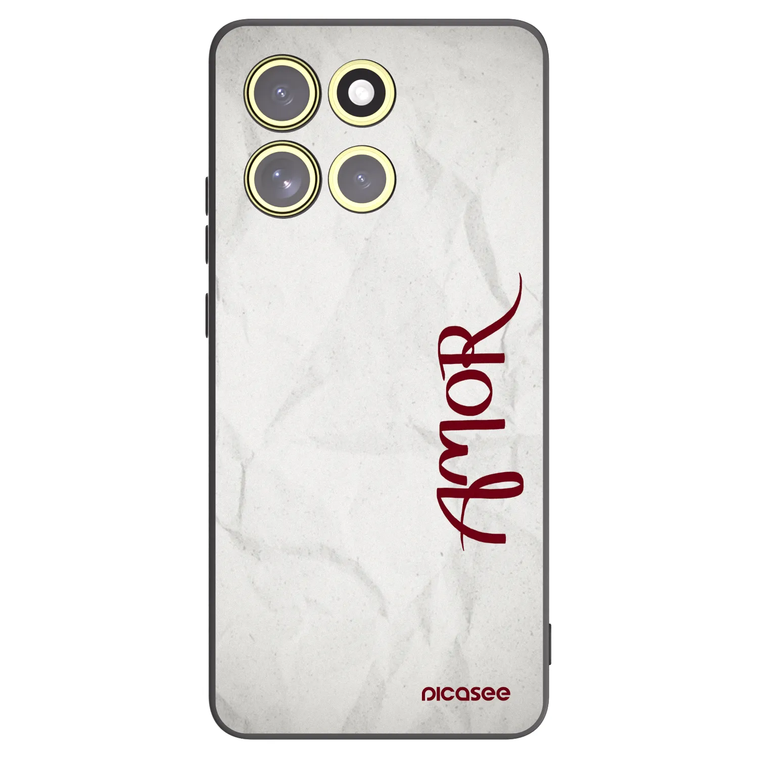 Picasee fekete szilikon tok az alábbi mobiltelefonokra Motorola Moto G86 5G - Amor