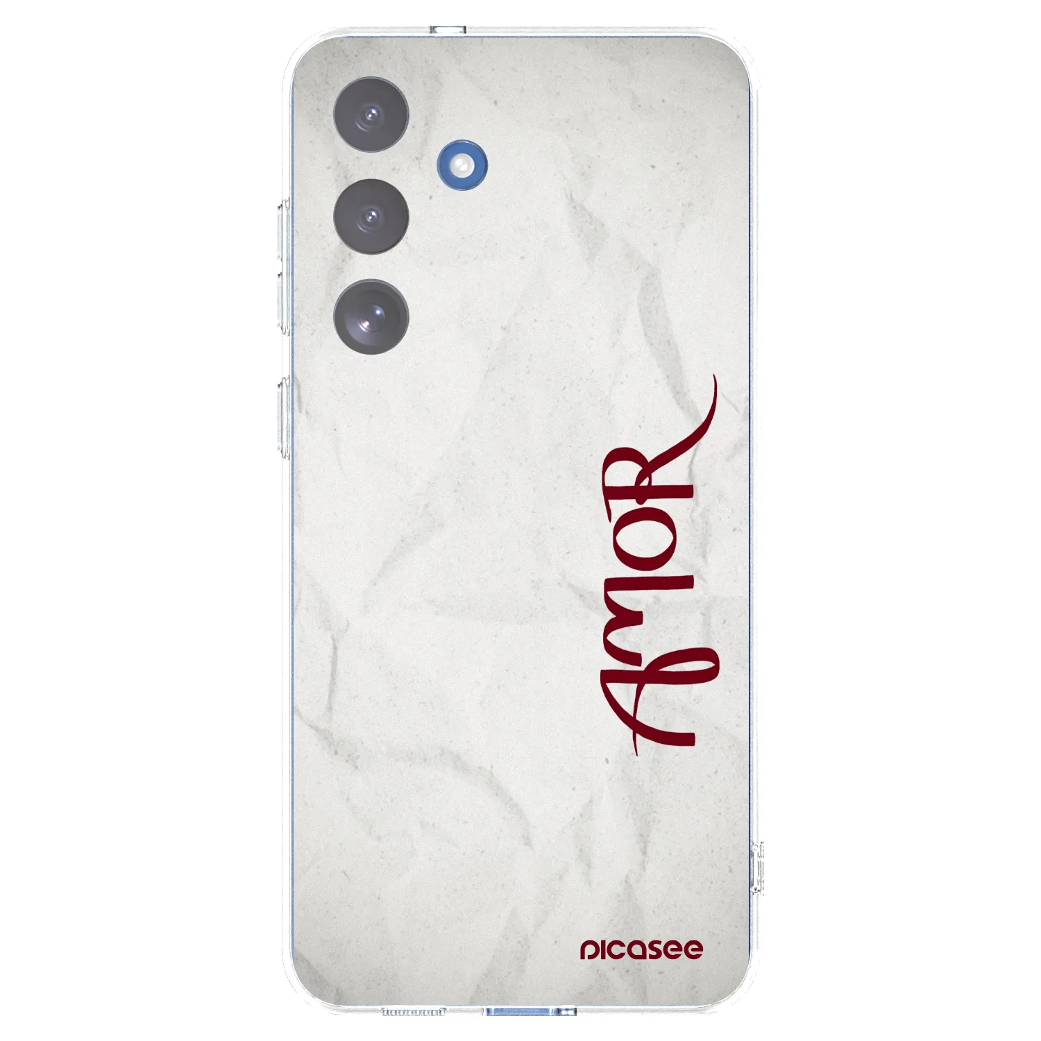 Picasee átlátszó szilikon tok az alábbi mobiltelefonokra Samsung Galaxy S25 FE 5G - Amor