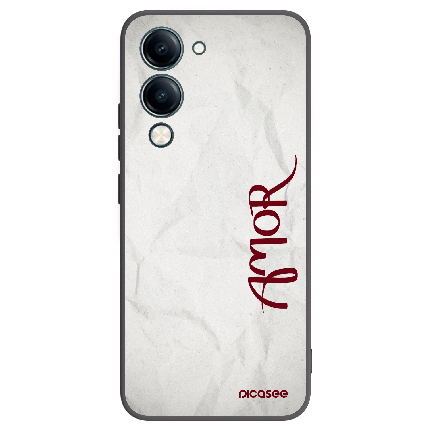 Picasee fekete szilikon tok az alábbi mobiltelefonokra Vivo Y29s 5G - Amor