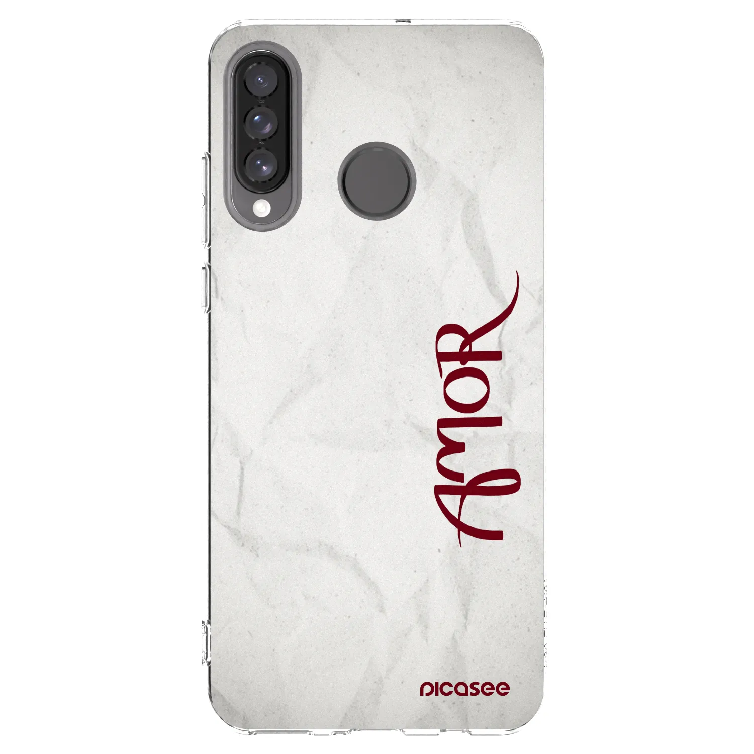Picasee átlátszó szilikon tok az alábbi mobiltelefonokra Huawei P30 Lite - Amor