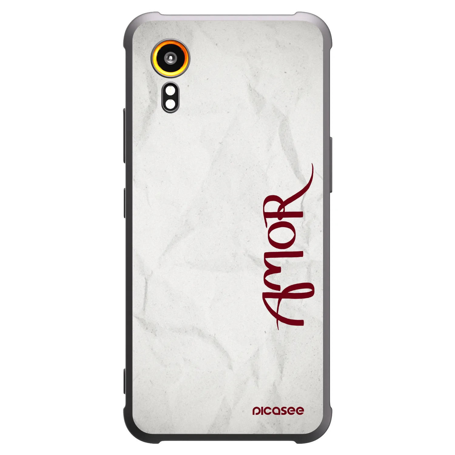 Picasee fekete szilikon tok az alábbi mobiltelefonokra Samsung Galaxy Xcover 7 - Amor