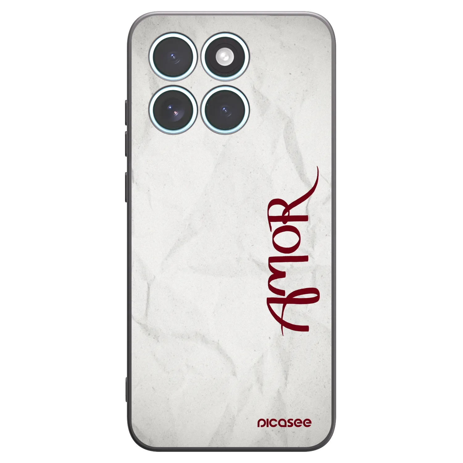 Picasee fekete szilikon tok az alábbi mobiltelefonokra Motorola Edge 70 Fusion - Amor