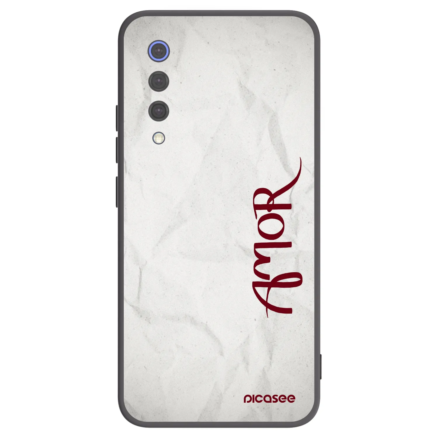 Picasee fekete szilikon tok az alábbi mobiltelefonokra Xiaomi Mi 9 SE - Amor