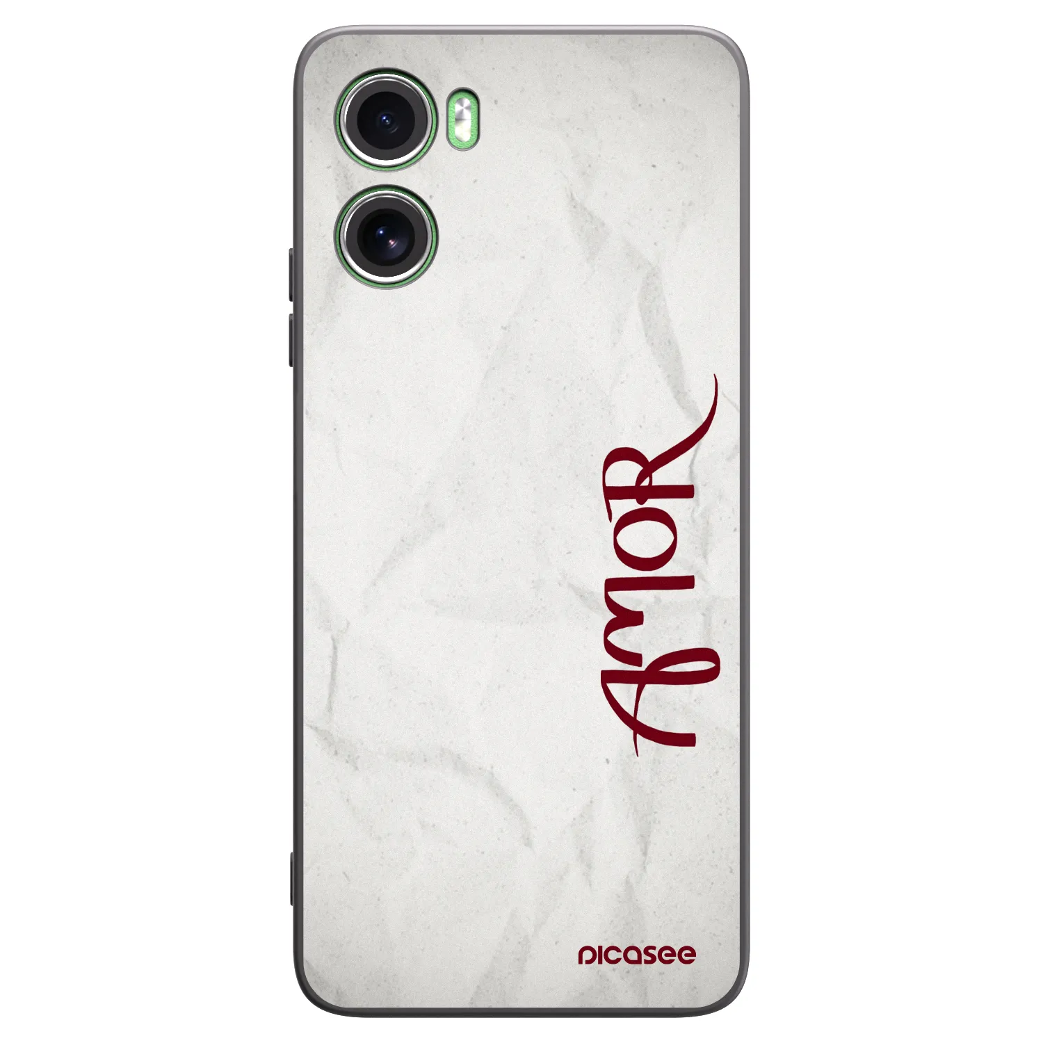 Picasee fekete szilikon tok az alábbi mobiltelefonokra Motorola Moto G06 - Amor