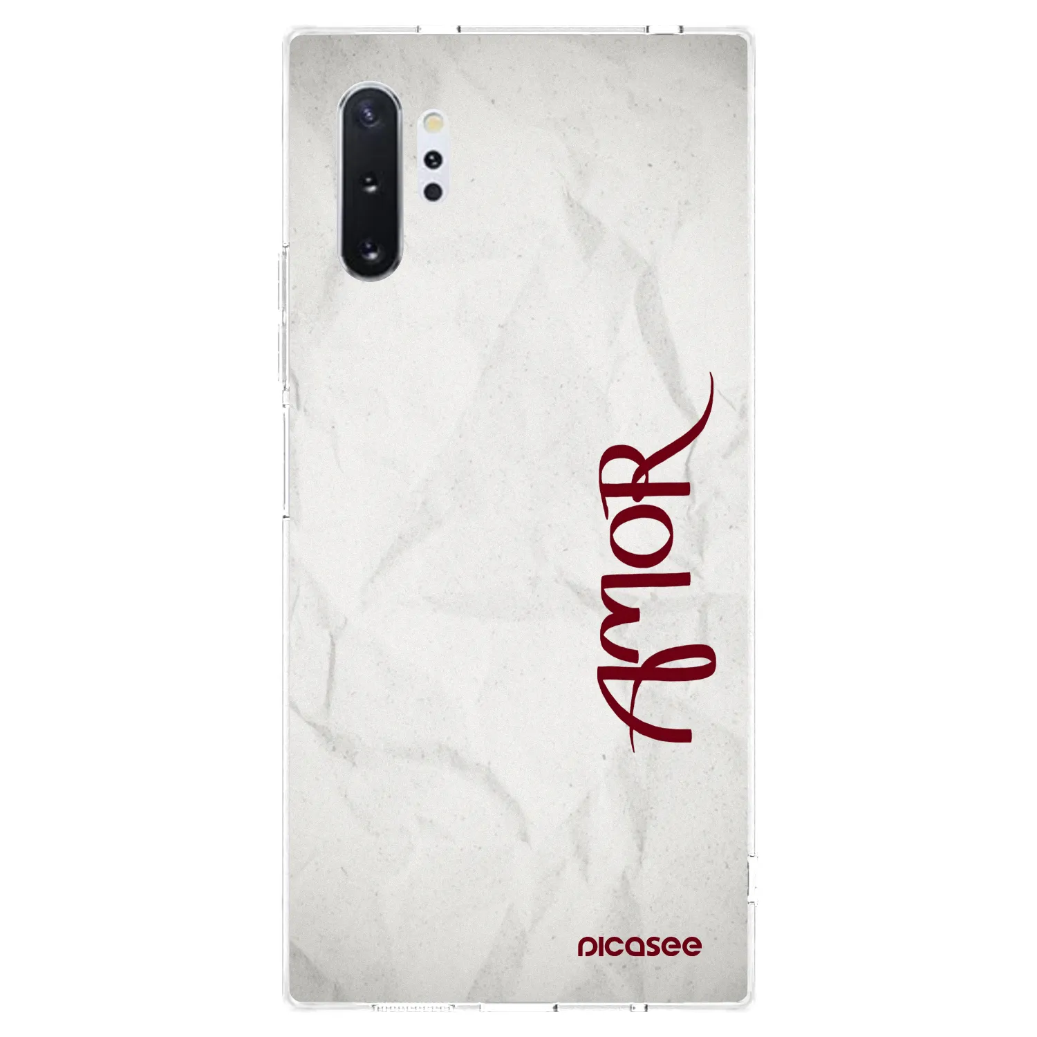 Picasee átlátszó szilikon tok az alábbi mobiltelefonokra Samsung Galaxy Note 10+ N975F - Amor