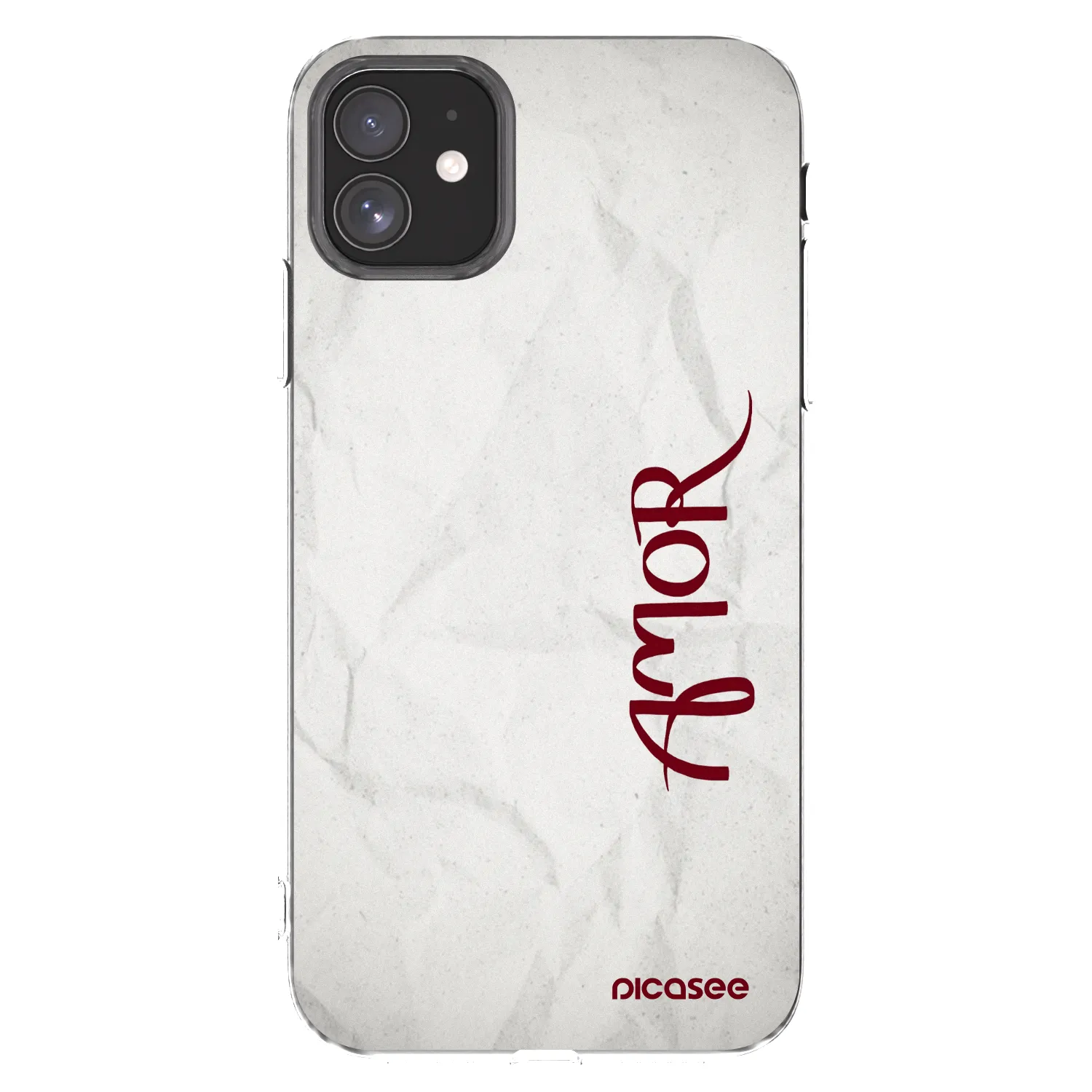 Picasee átlátszó szilikon tok az alábbi mobiltelefonokra Apple iPhone 11 - Amor