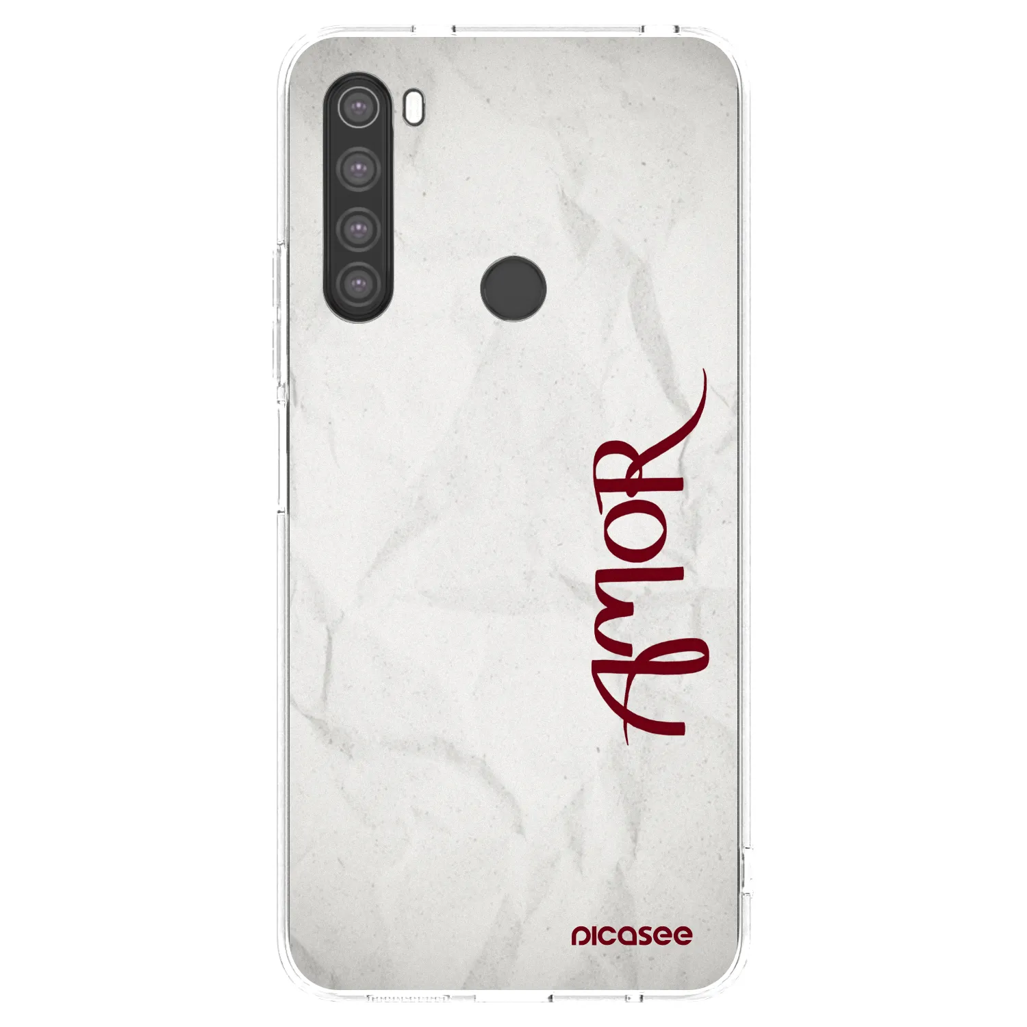 Picasee átlátszó szilikon tok az alábbi mobiltelefonokra Xiaomi Redmi Note 8 - Amor