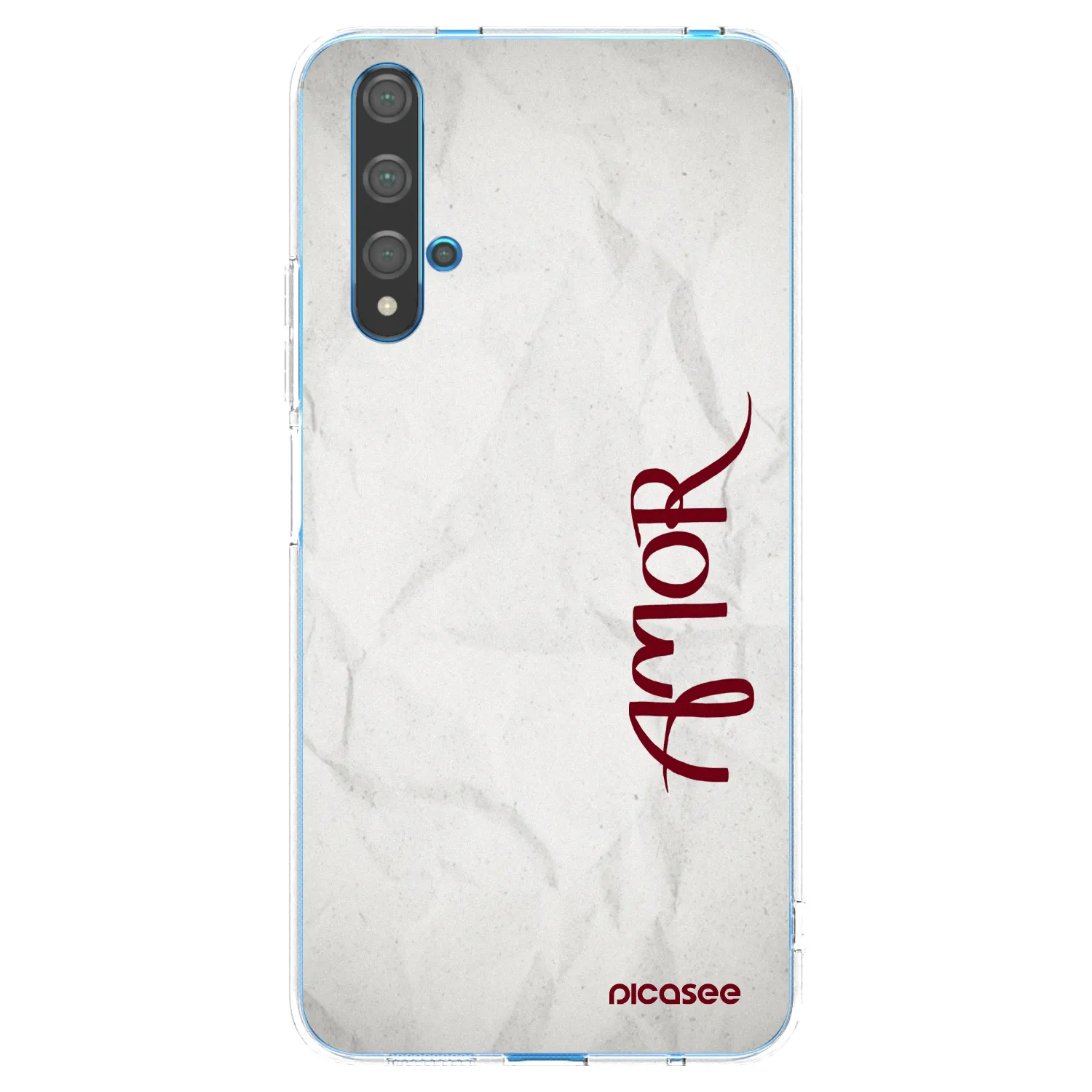 Picasee átlátszó szilikon tok az alábbi mobiltelefonokra Huawei Nova 5T - Amor